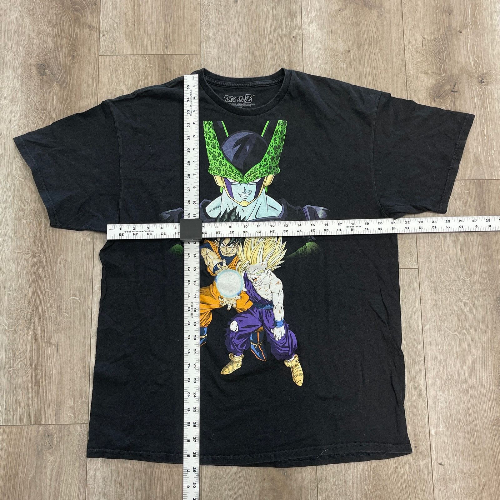 Primitive Dragonball Z Cell Goku Gohan Anime Tee T Shirt Black Size XL Size US XL / EU 56 / 4 - 2 Thumbnail