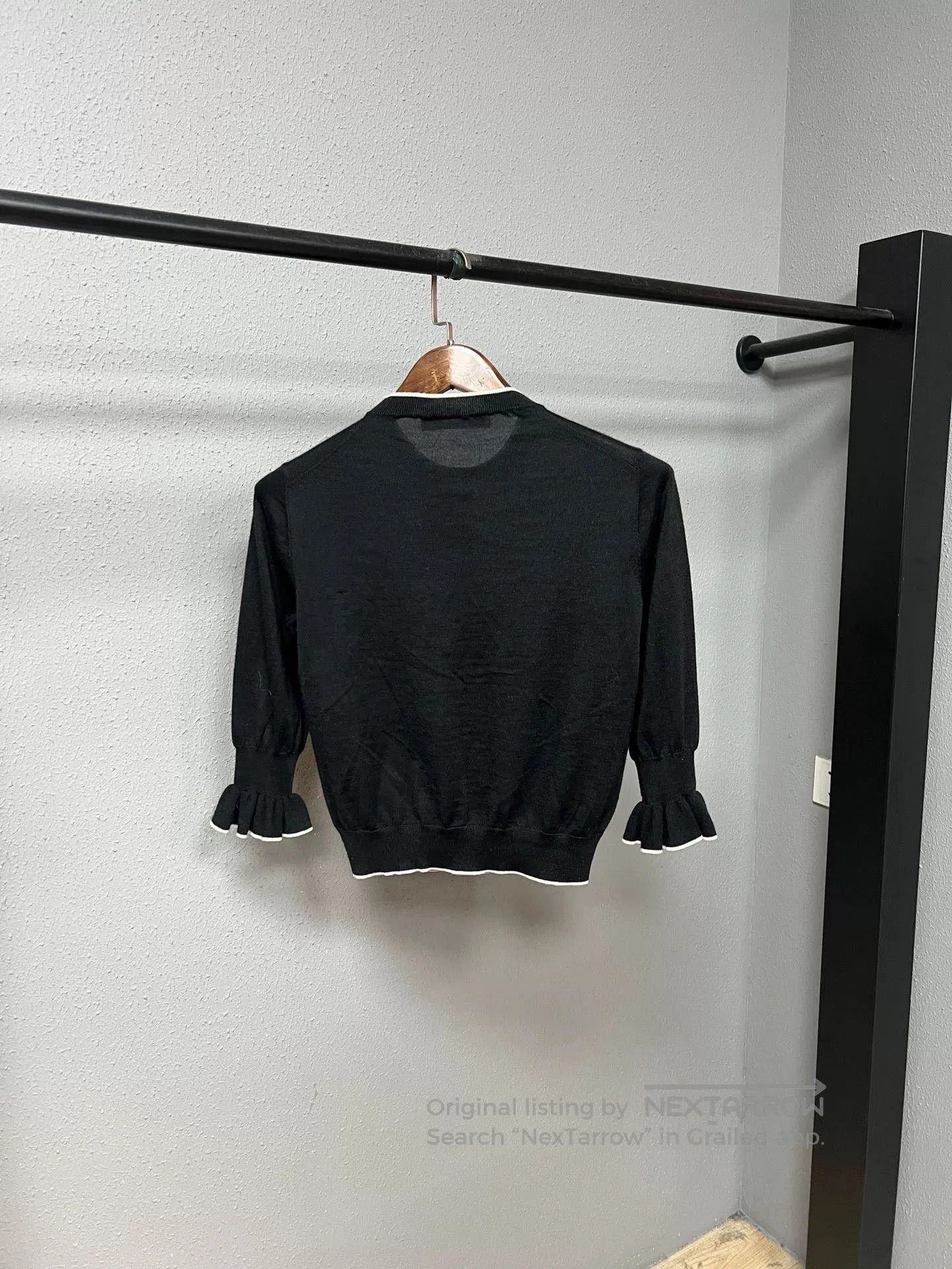 Dior Dior Ruffled Cashmere Sweater. Size S / US 4 / IT 40 - 2 Thumbnail