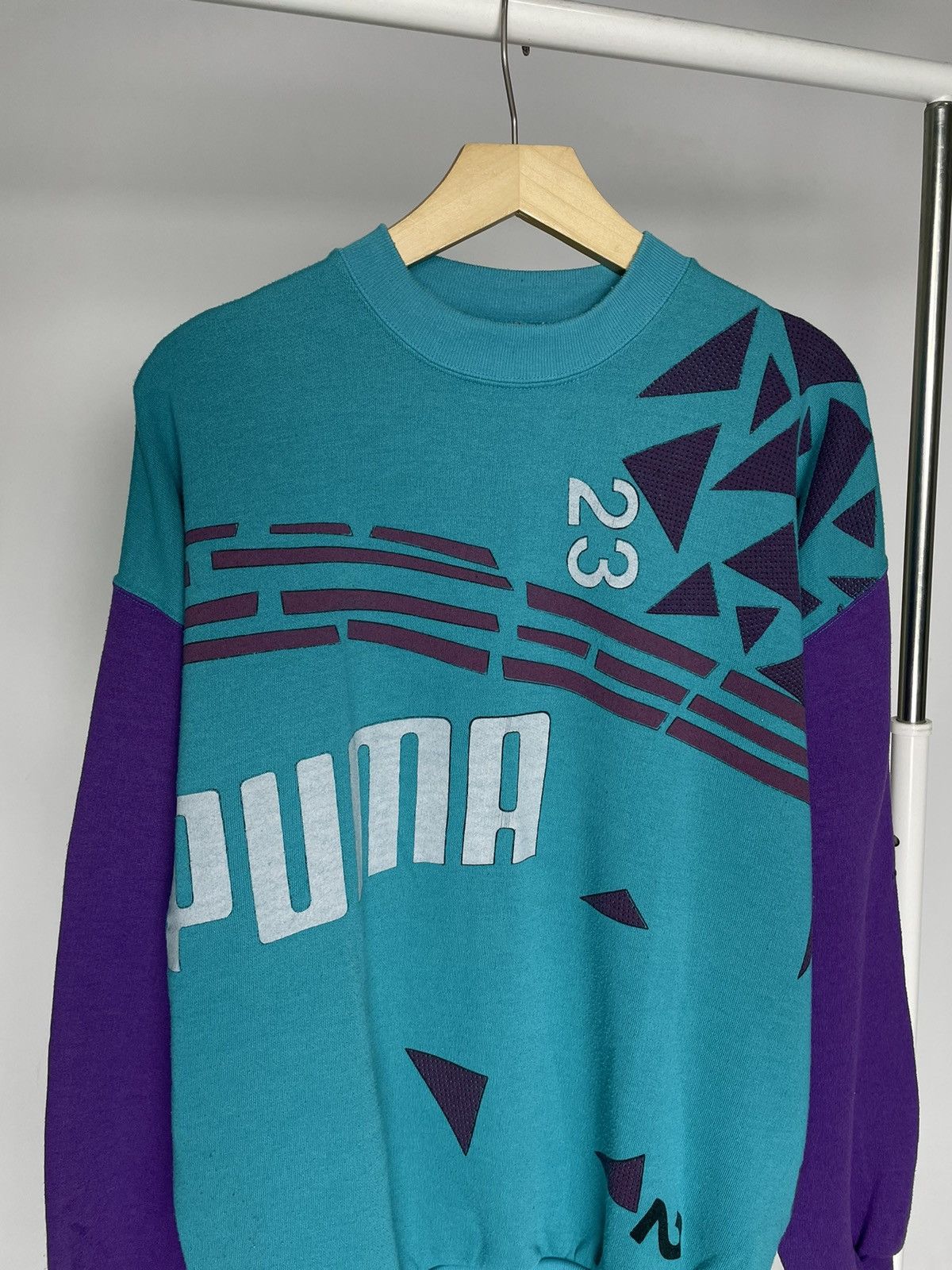 Puma Puma Colourful Vintage All Over Printed Sweatshirt Pullover Size US L / EU 52-54 / 3 - 3 Thumbnail
