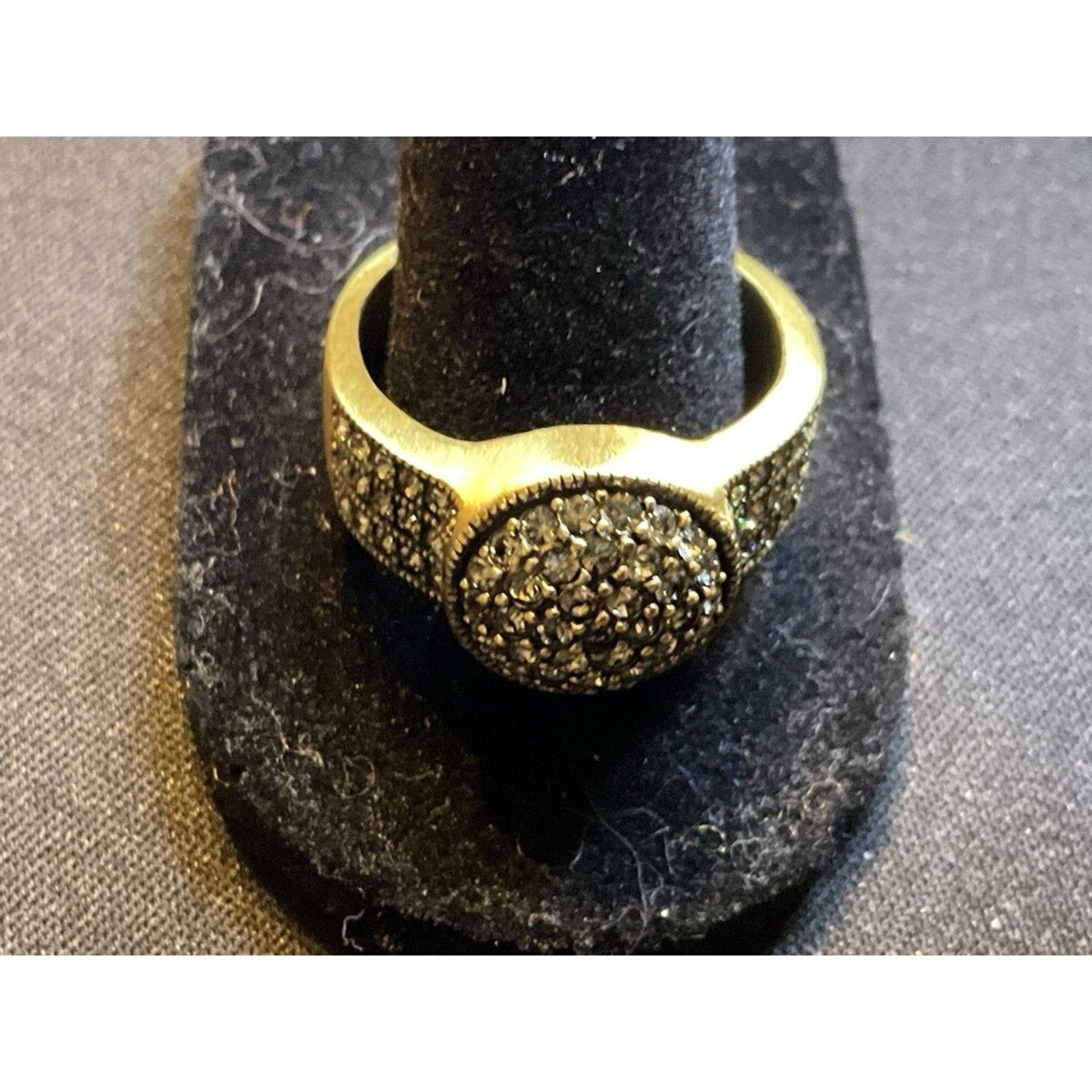 Other Heidi Daus Belgiusn Crystal Accents Brass Tone Size 12 Size ONE SIZE - 2 Thumbnail