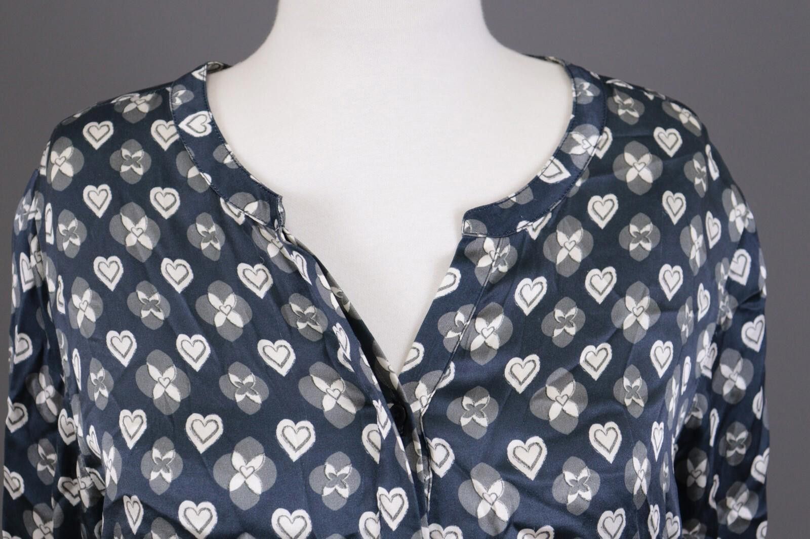 Designer Princess Goes Hollywood Gray Button Dwon Silk Shirt Sz 42 Size M / US 6-8 / IT 42-44 - 4 Thumbnail