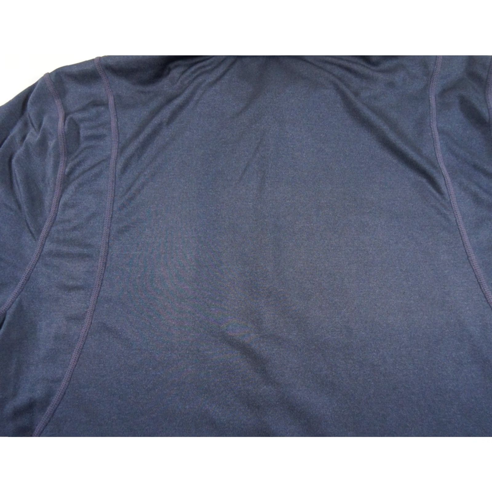 Vintage Qor Men's Polo Shirt Blue Short Sleeve 1/4 Zip Collared Regular Large Size US L / EU 52-54 / 3 - 7 Thumbnail