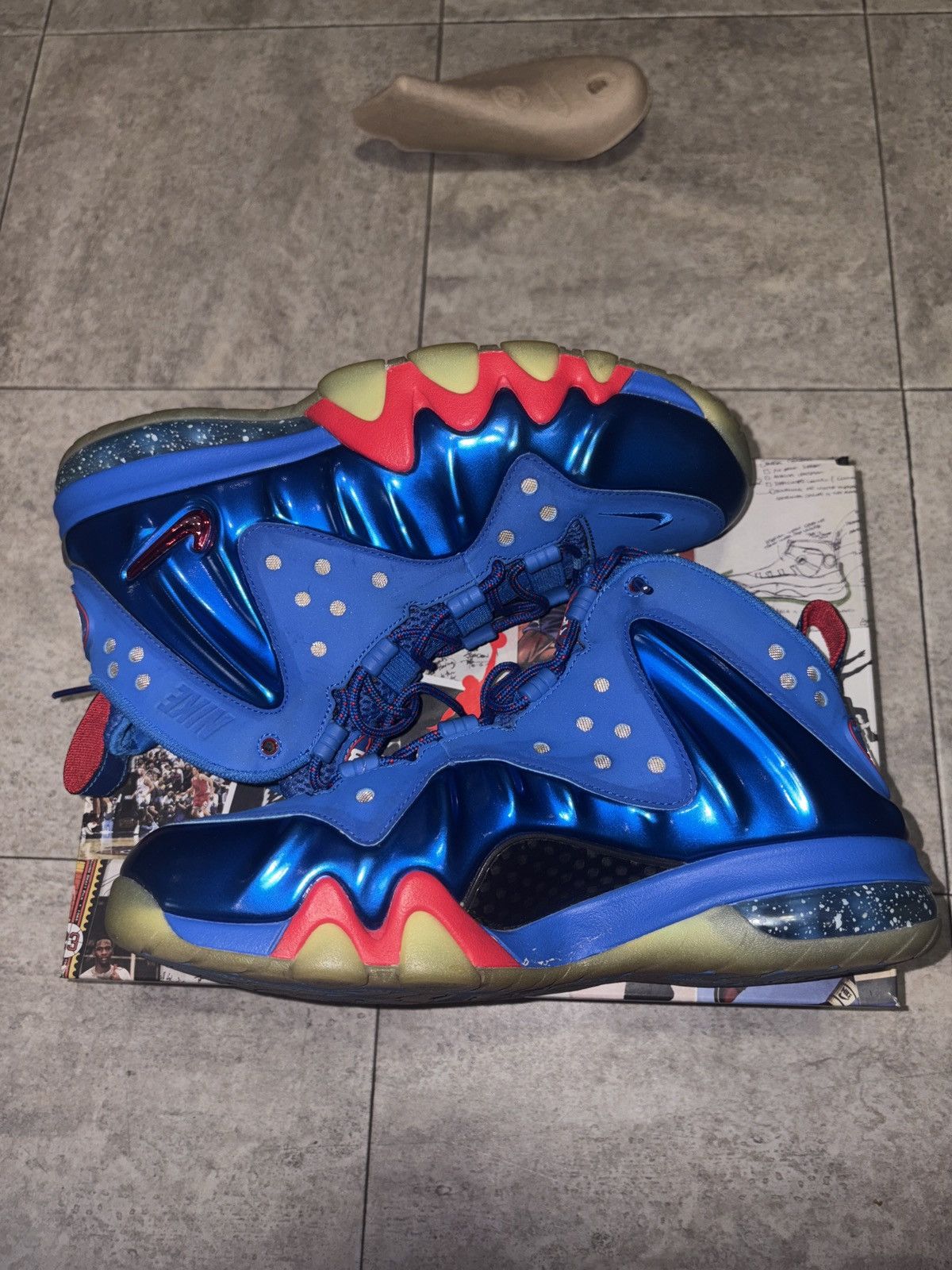 Nike Nike Barkley Posite Max “76ers” Size US 8 / EU 41 - 4 Thumbnail