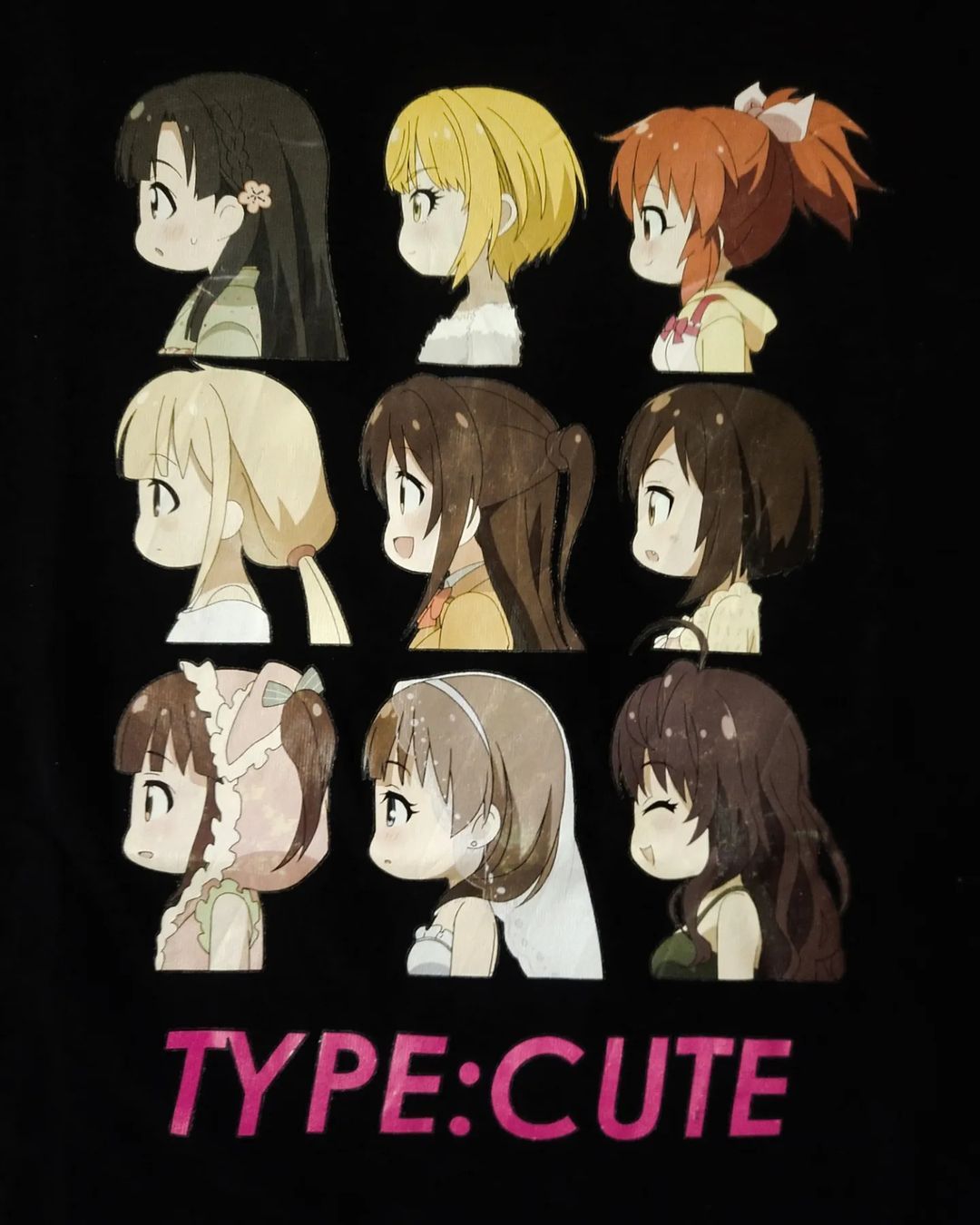 Anime × Japanese Brand The Idolmaster Type Cute Chibi Anime Idol Tees Size US M / EU 48-50 / 2 - 2 Thumbnail