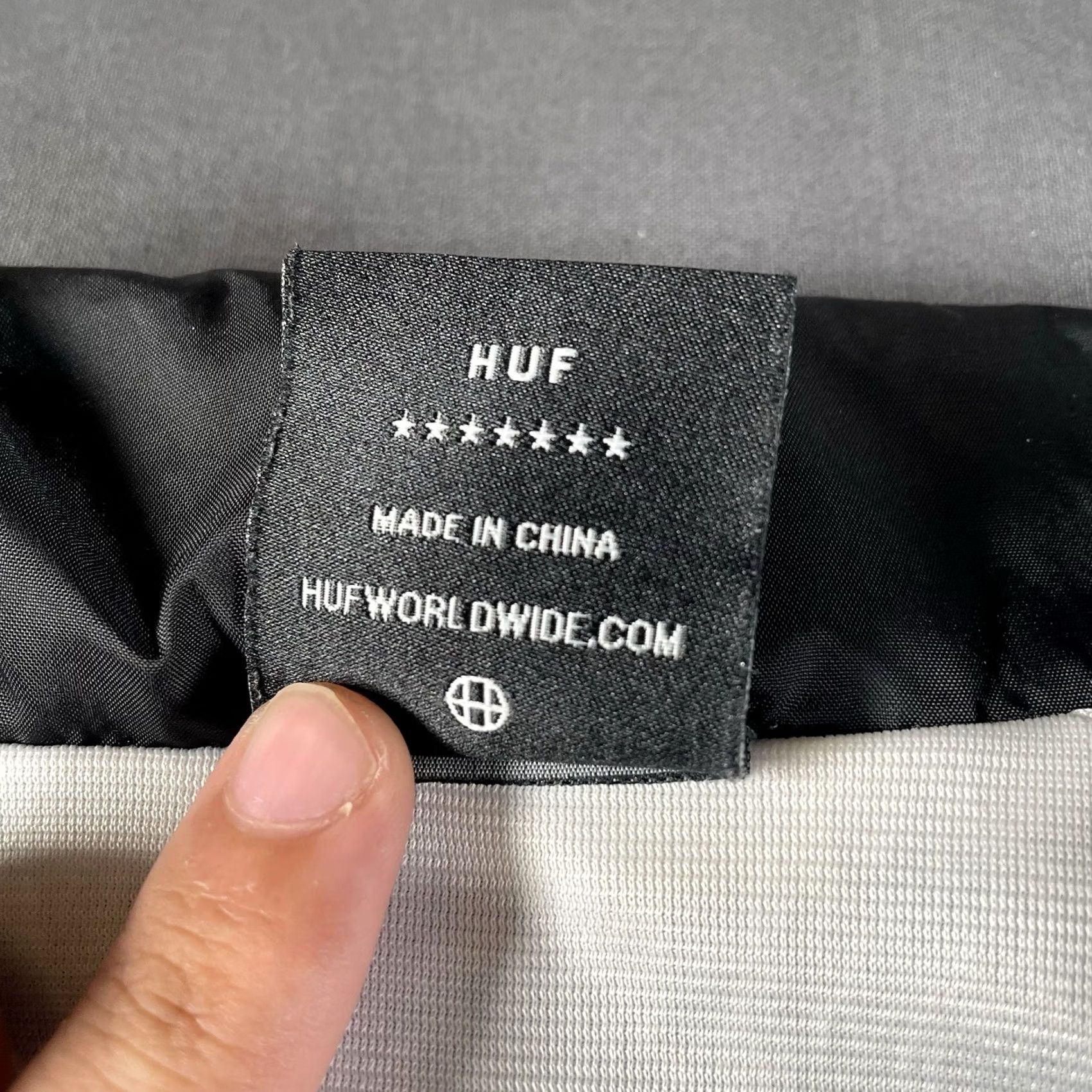 Huf HUF x KEEP A BREAST Jacket Men M Windbreaker Black I LOVE BOOBIES Size US M / EU 48-50 / 2 - 5 Thumbnail