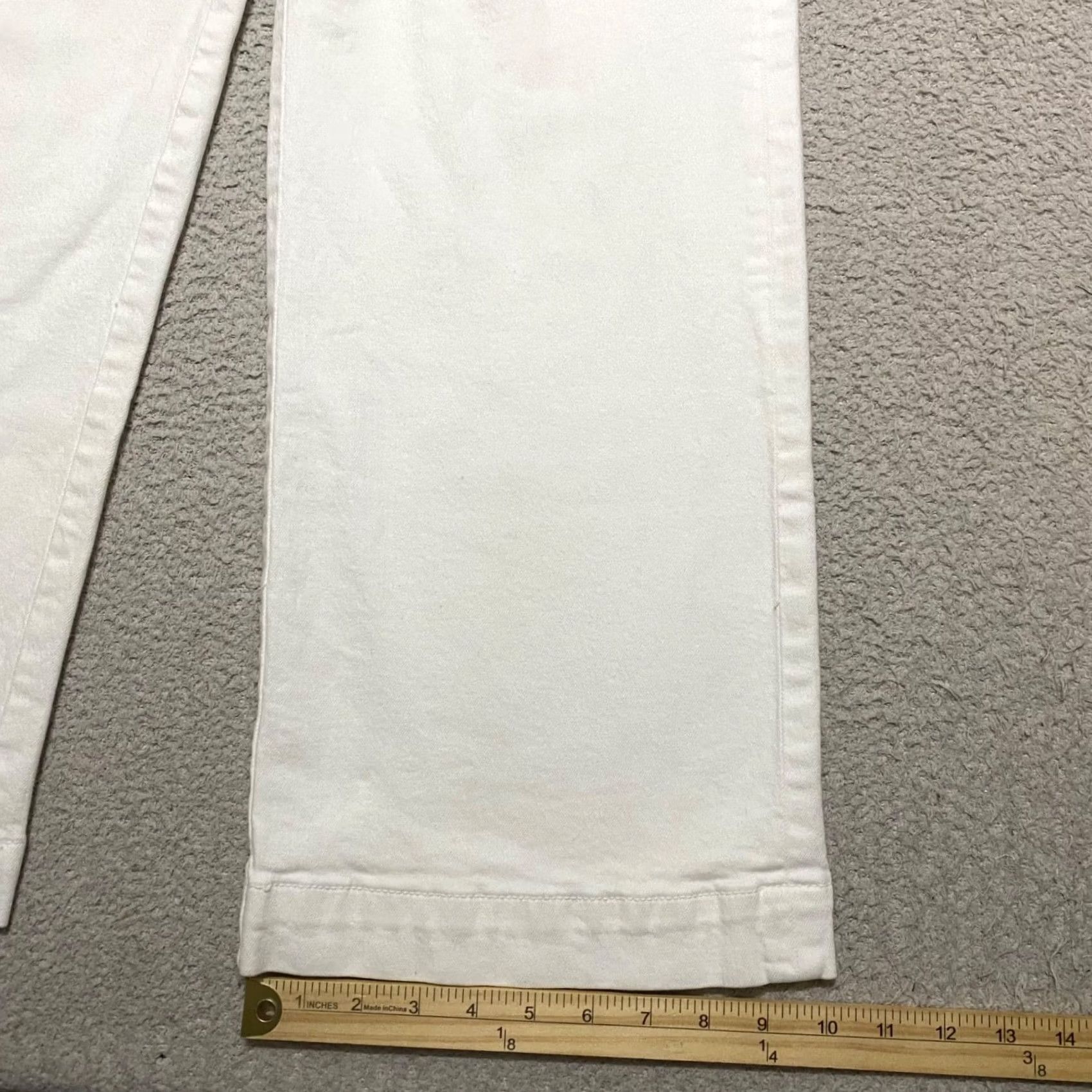 American Eagle Outfitters American Eagle Outfitters Jeans White Denim 2 High Rise Wide-Leg Baggy 90s Grunge Streetwear Womens Jeans Size 26" / US 2 / IT 38 - 5 Thumbnail