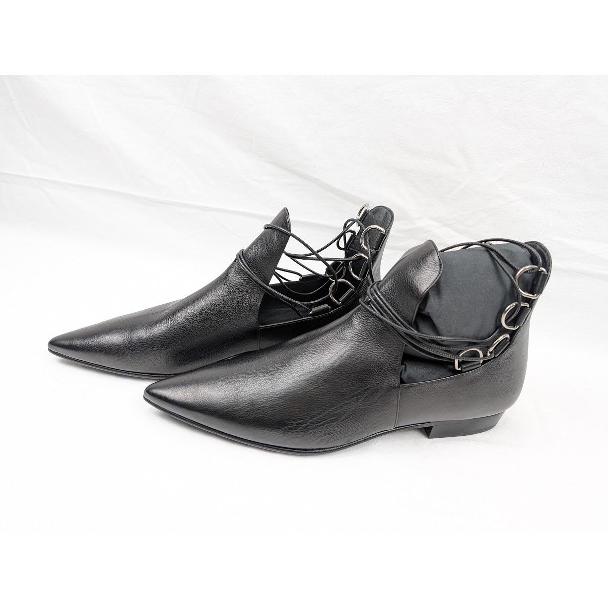 Saint Laurent Paris o1rshd1 Goth 15 Lace Up Shoes in Nero Size US 8 / EU 41 - 15 Thumbnail