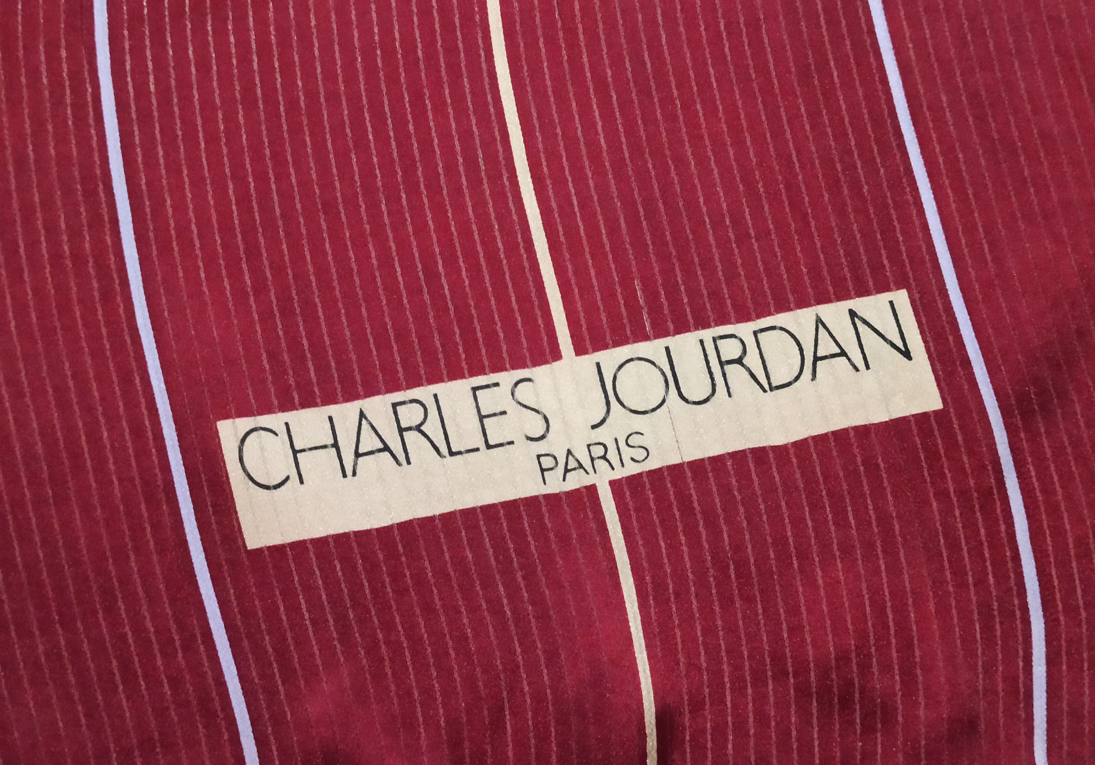 Charles Jourdan Charles Jourdan Paris Vintage 80s Silk Scarf Size ONE SIZE - 2 Thumbnail