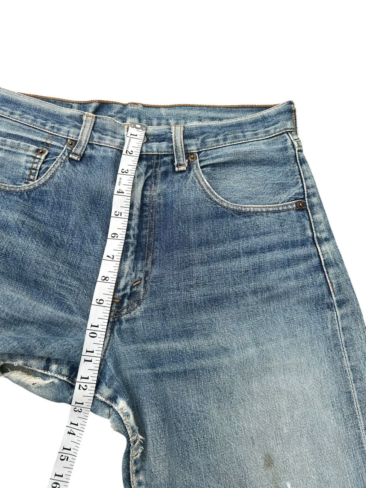 Kapital Vintage Levis Big E Selvedge Thrashed Denim Jeans Size US 32 / EU 48 - 22 Thumbnail