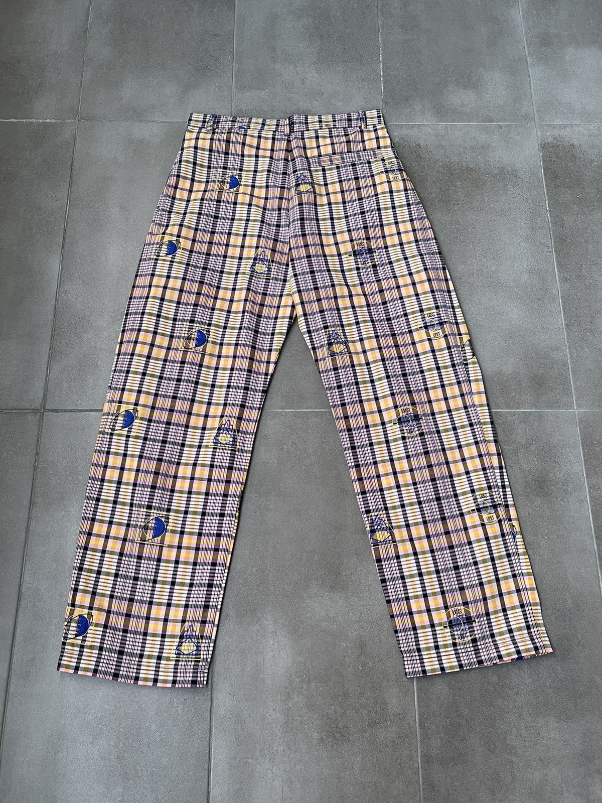 Henrik Vibskov !DS! AW22 Henrik Vibskov Orion Space Checks Casual Pants Size US 32 / EU 48 - 14 Thumbnail