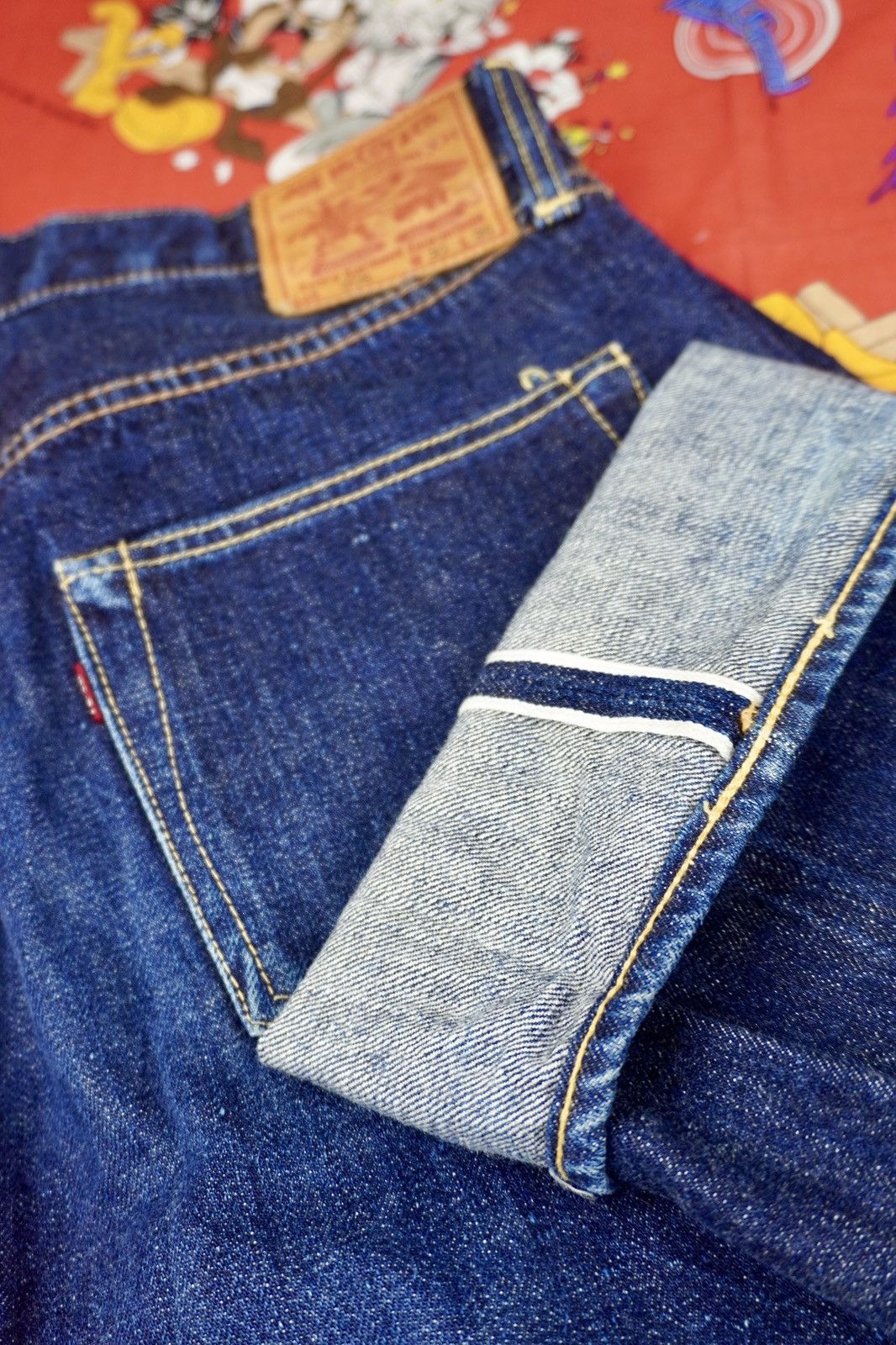 Japanese Brand × The Real McCoy's Joe McCoy Lot 906 14.75oz Right Twill Denim Deerskin Label Size US 30 / EU 46 - 1 Thumbnail