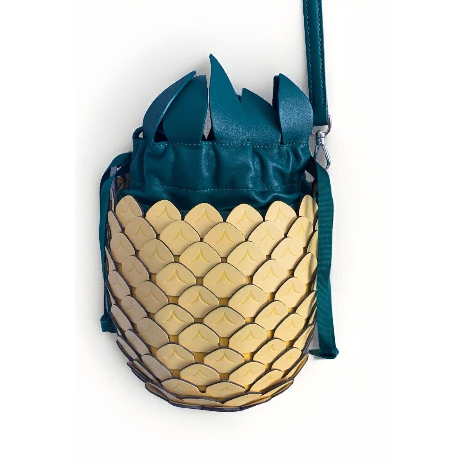 Kate Spade Kate Spade New York Pineapple Crossbody Yellow Leather Purse Size ONE SIZE - 7 Thumbnail