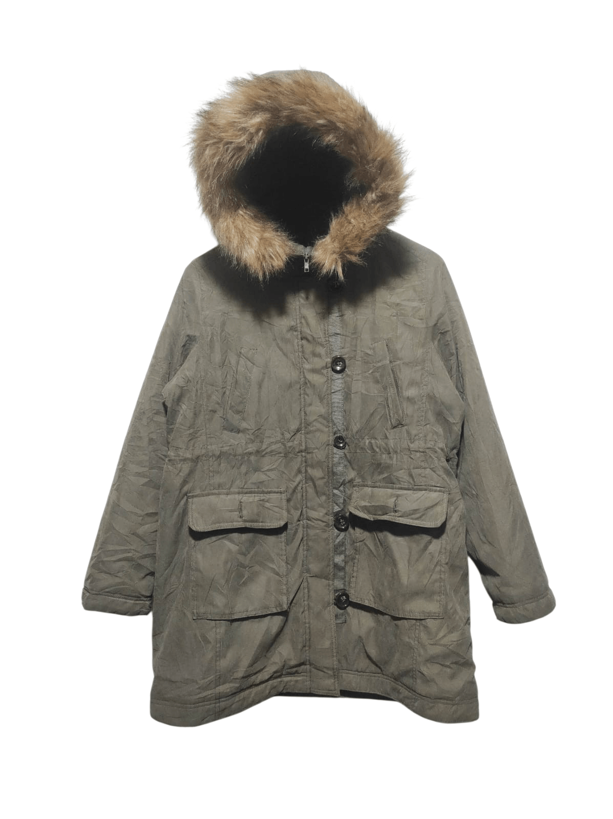 Japanese Brand Pur Colors fur zip hoodie parka jacket LGB style Size US L / EU 52-54 / 3 - 1 Thumbnail