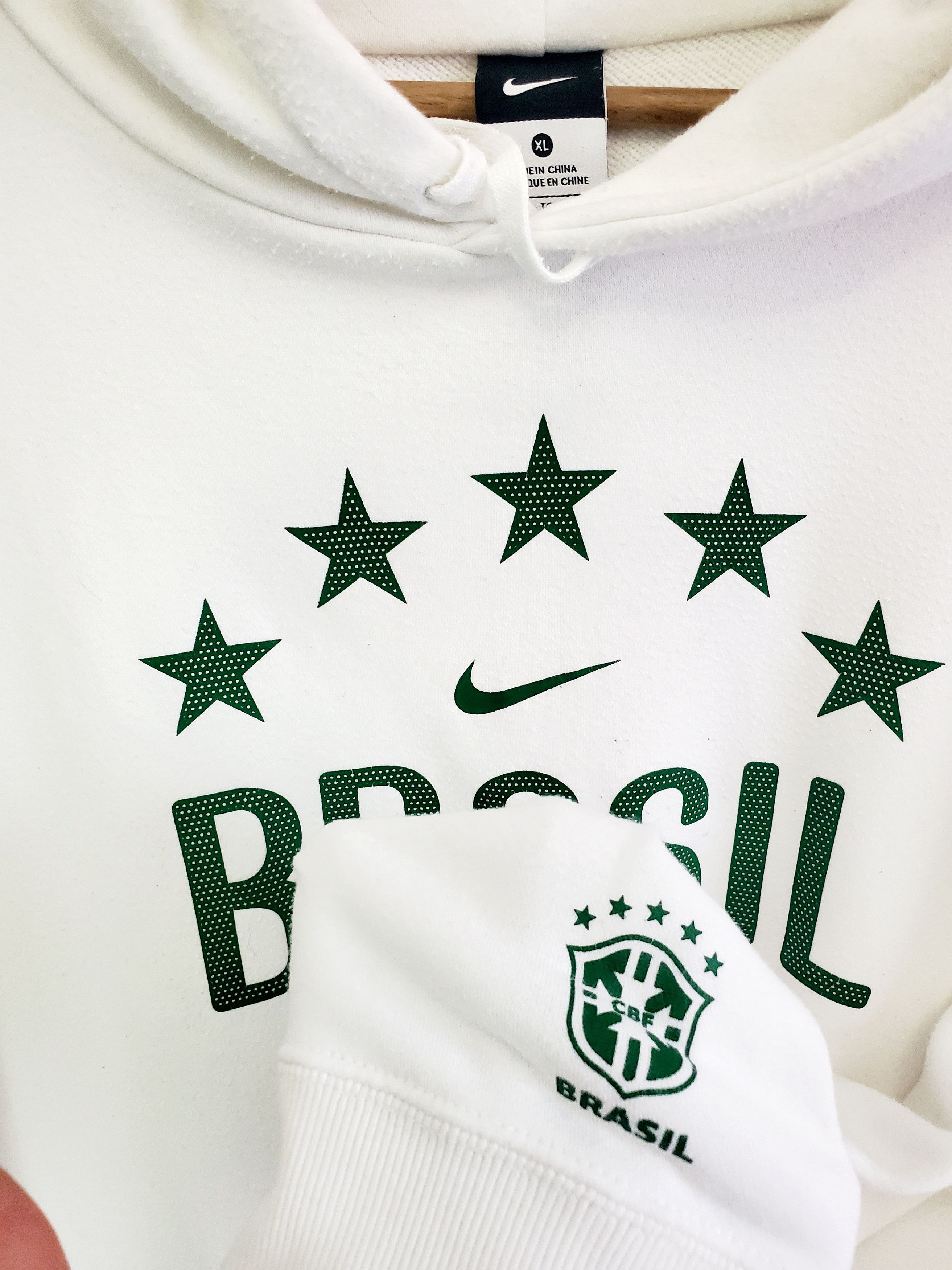 Nike Nike Hoodie Brasil Soccer Pullover Sweatshirt World Cup Xl Size US XL / EU 56 / 4 - 3 Thumbnail