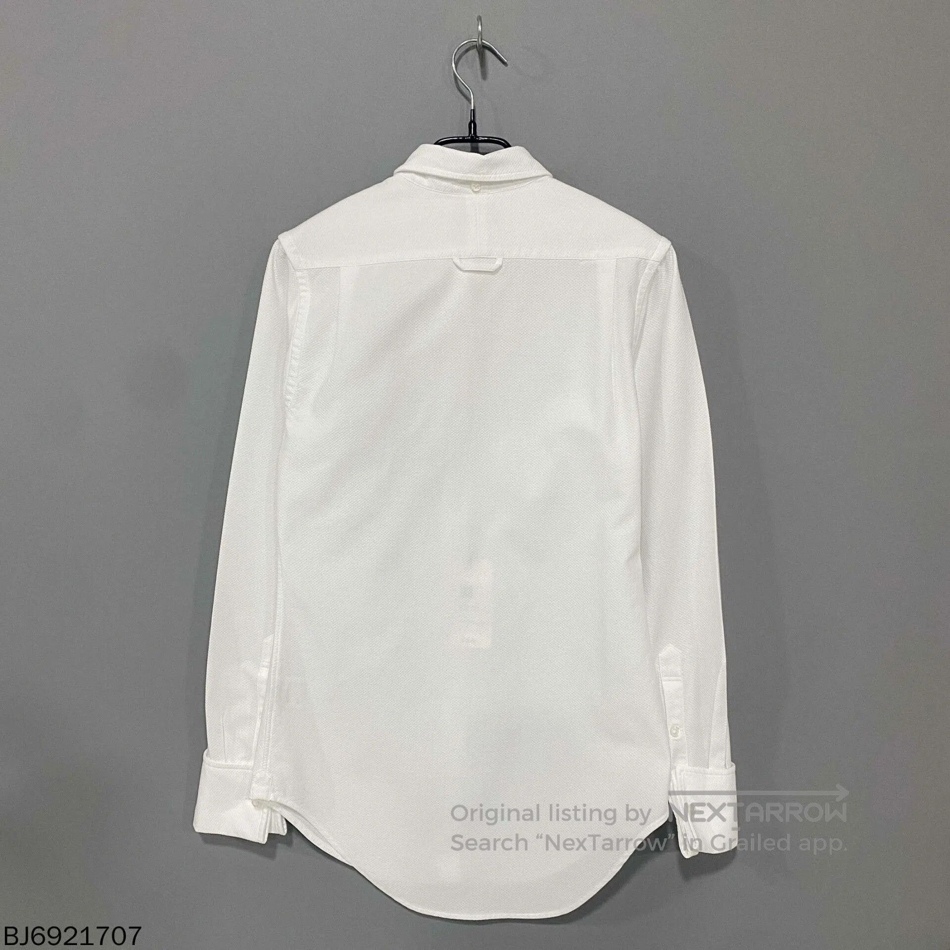 Thom Browne Thom Browne White Base Shirt. Size US M / EU 48-50 / 2 - 3 Thumbnail