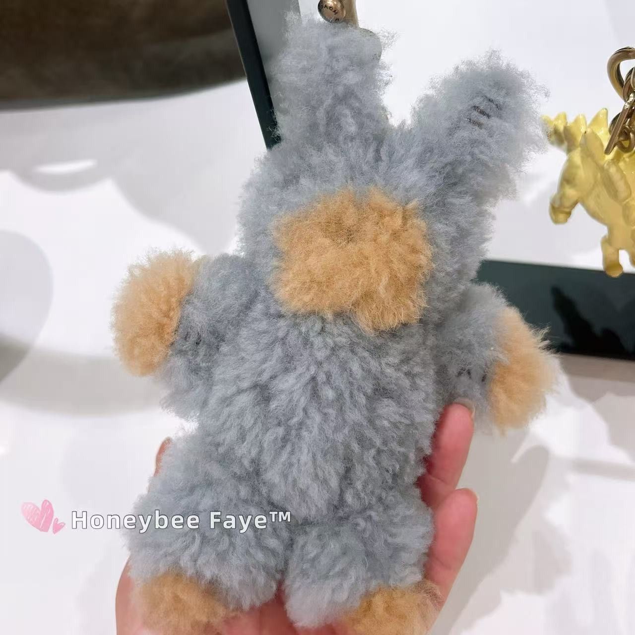 Coach Fuzzy Bag Charm In Shearling CCR23 Size ONE SIZE - 2 Thumbnail