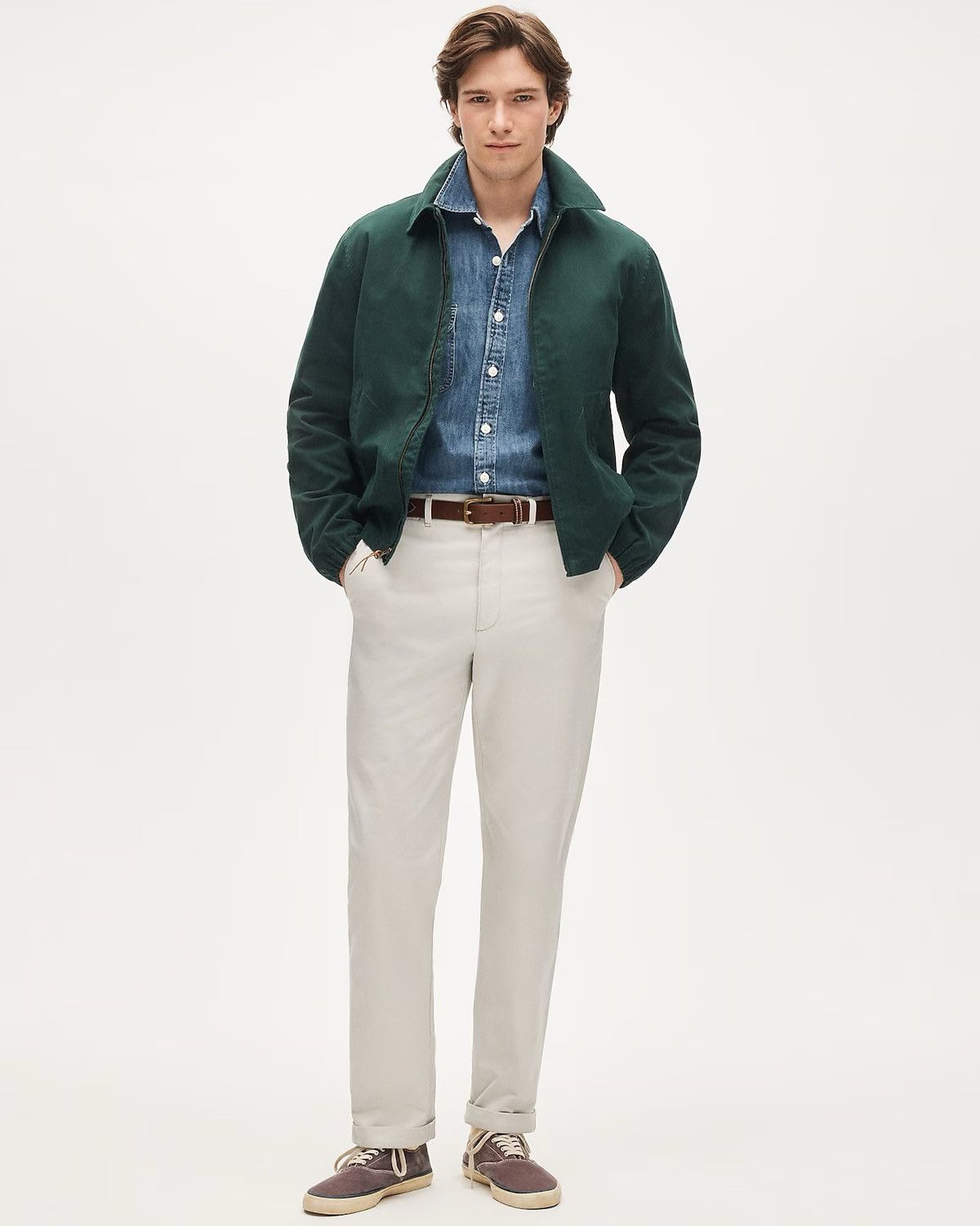 J.Crew J Crew Broken-In Straight Chino Pant Size US 32 / EU 48 - 1 Thumbnail