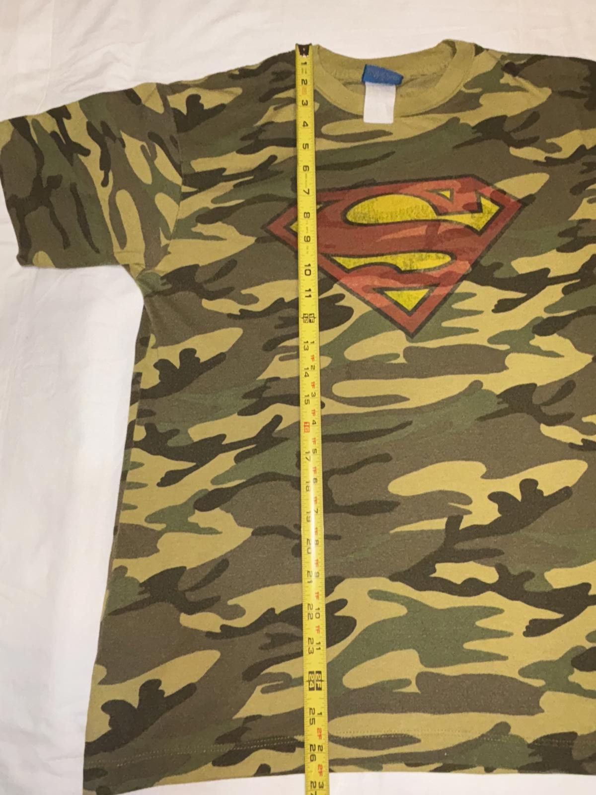 Ben Sherman Vintage Superman Camouflage T-Shirt Size US L / EU 52-54 / 3 - 6 Thumbnail