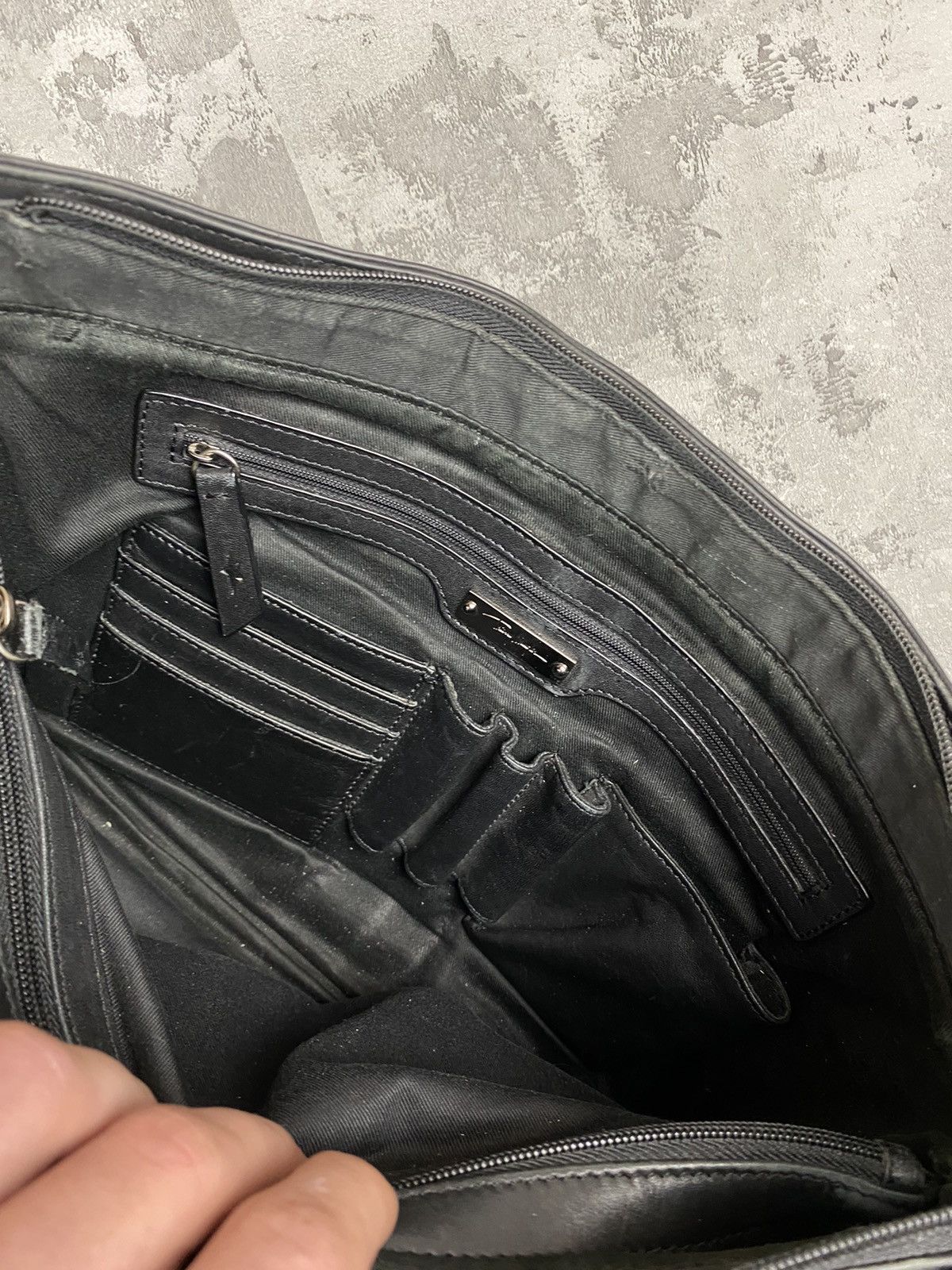 Thierry Mugler Thierry Mugler leather business bag briefcase Size ONE SIZE - 12 Thumbnail