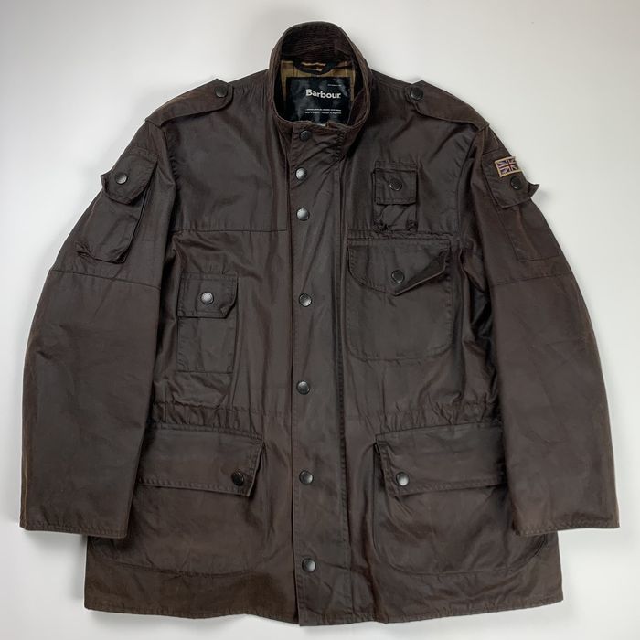 Barbour cowen commando wax jacket new arrivals