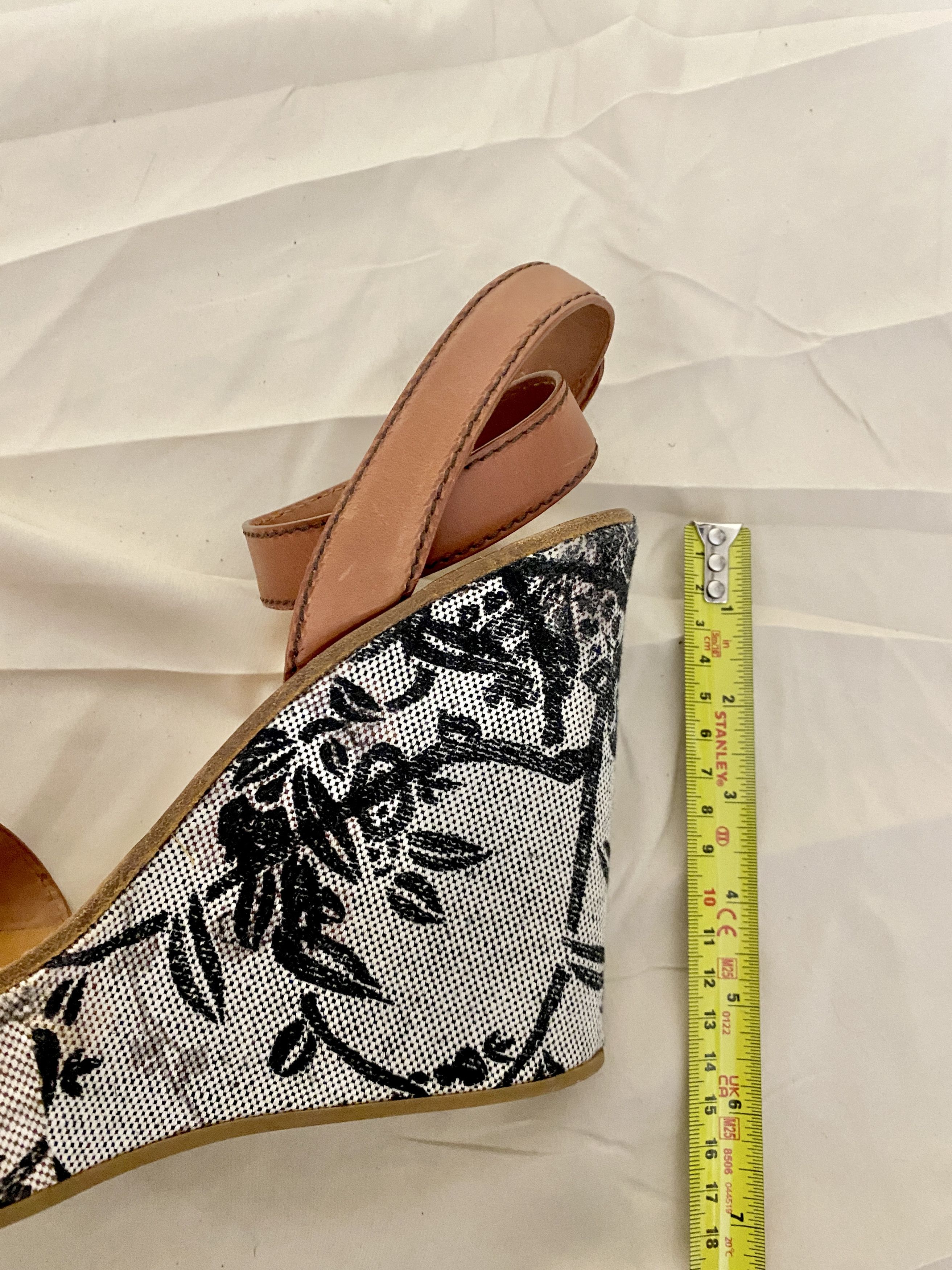 Miu Miu Vintage 2000's Miu Miu Wedges with Leather Straps Size US 10 / IT 40 - 10 Thumbnail
