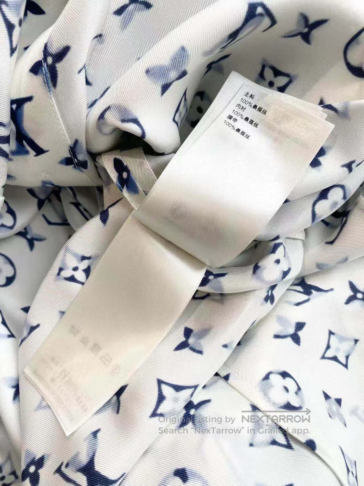 Louis Vuitton Louis Vuitton 25ss presbydo-full print long long sleeve sh Size 4XL / US 24-26 - 6 Thumbnail