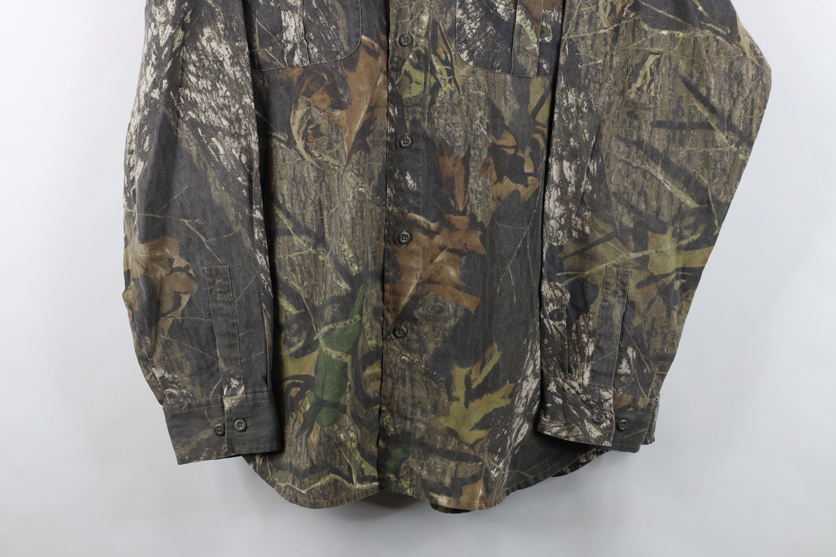 Mossy Oaks Vintage Mossy Oak Camouflage Field Hunting Button Shirt Size US XL / EU 56 / 4 - 3 Thumbnail