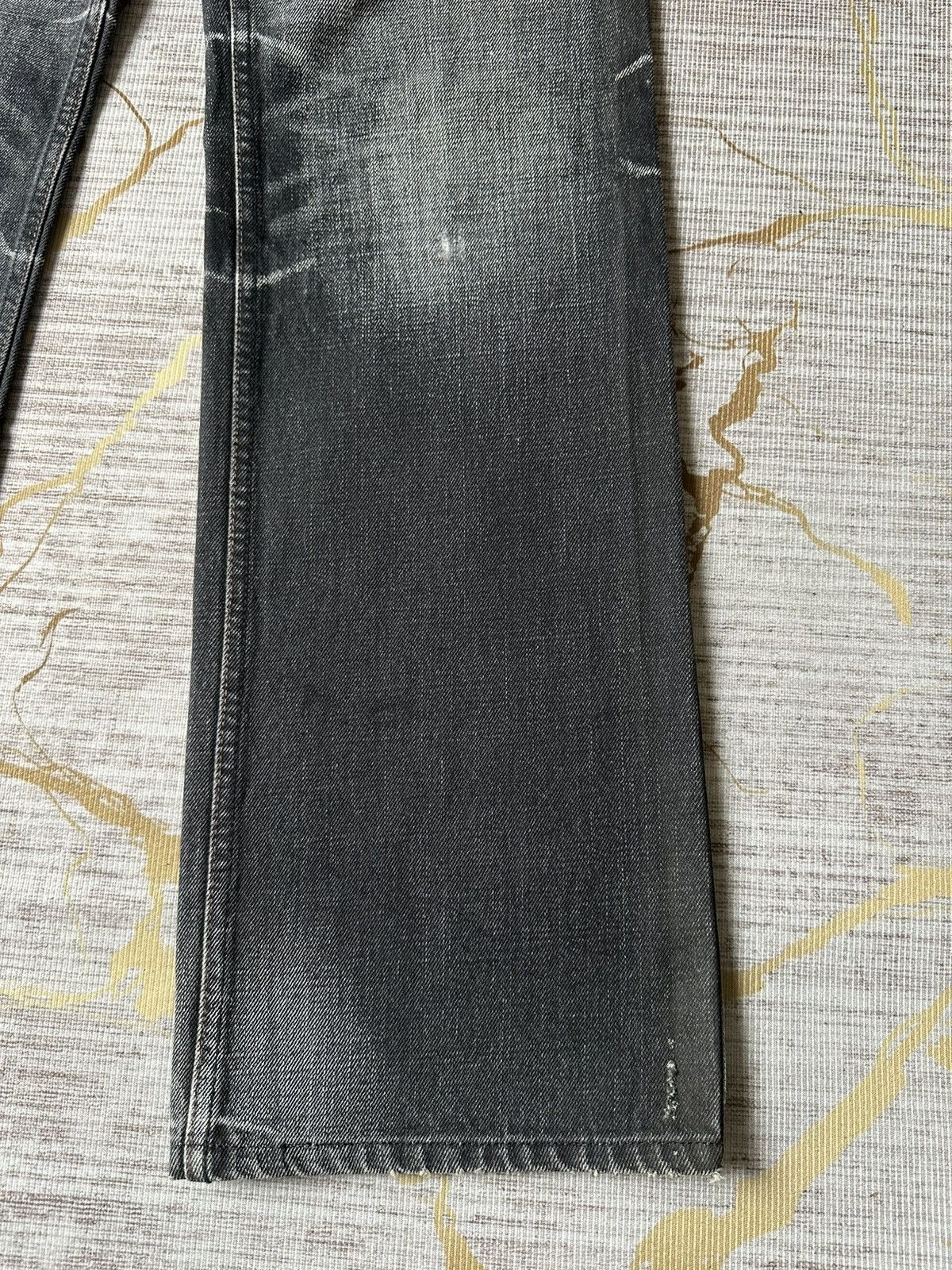 Japanese Brand FLARE Nicole Club For Men NCFM Claw Marks Design Denim Size US 34 / EU 50 - 7 Thumbnail
