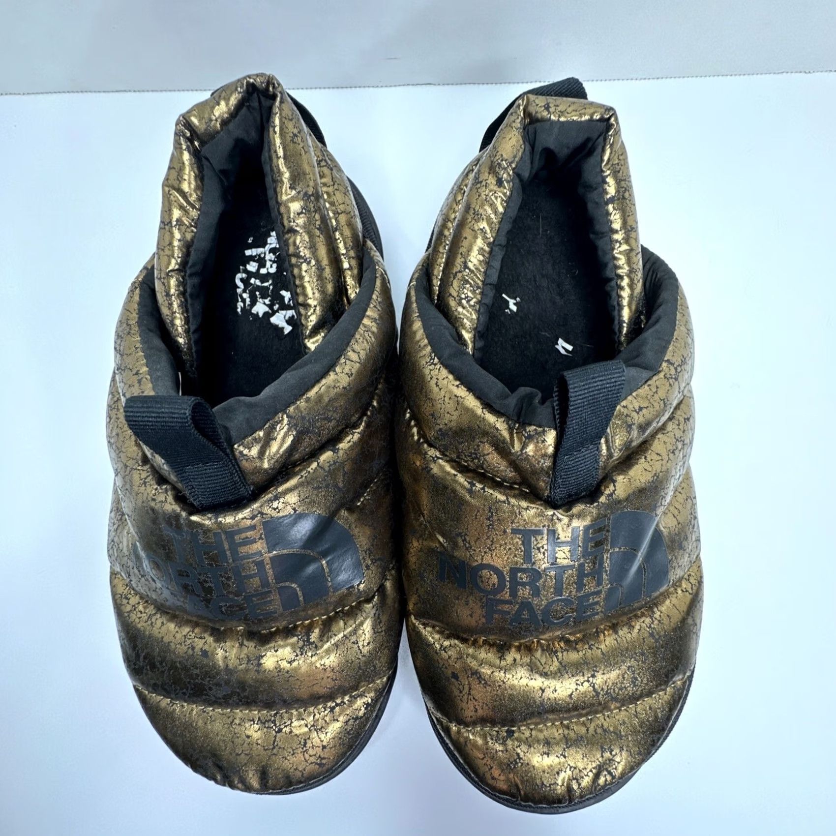 The North Face The North Face Nuptse Mule Slippers WOMEN'S Gold/Black Size 6 Slipper Slip On Puffy Shoes Size S / US 4 / IT 40 - 5 Thumbnail