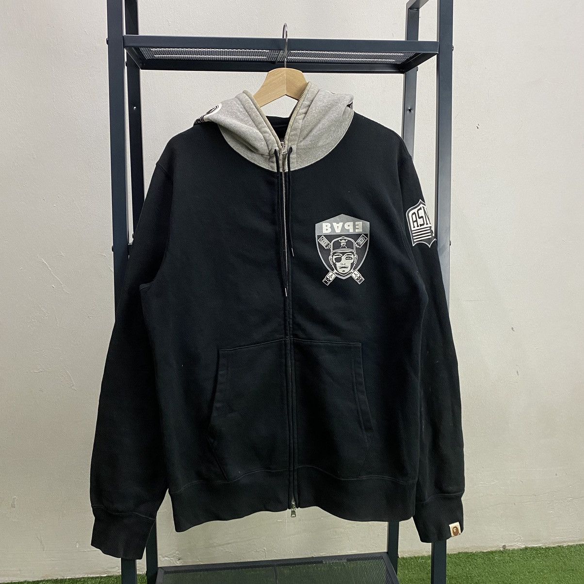 Bape BAPE "GAME GEAR" Football Raider Full Zip Hoodie Size US L / EU 52-54 / 3 - 1 Thumbnail