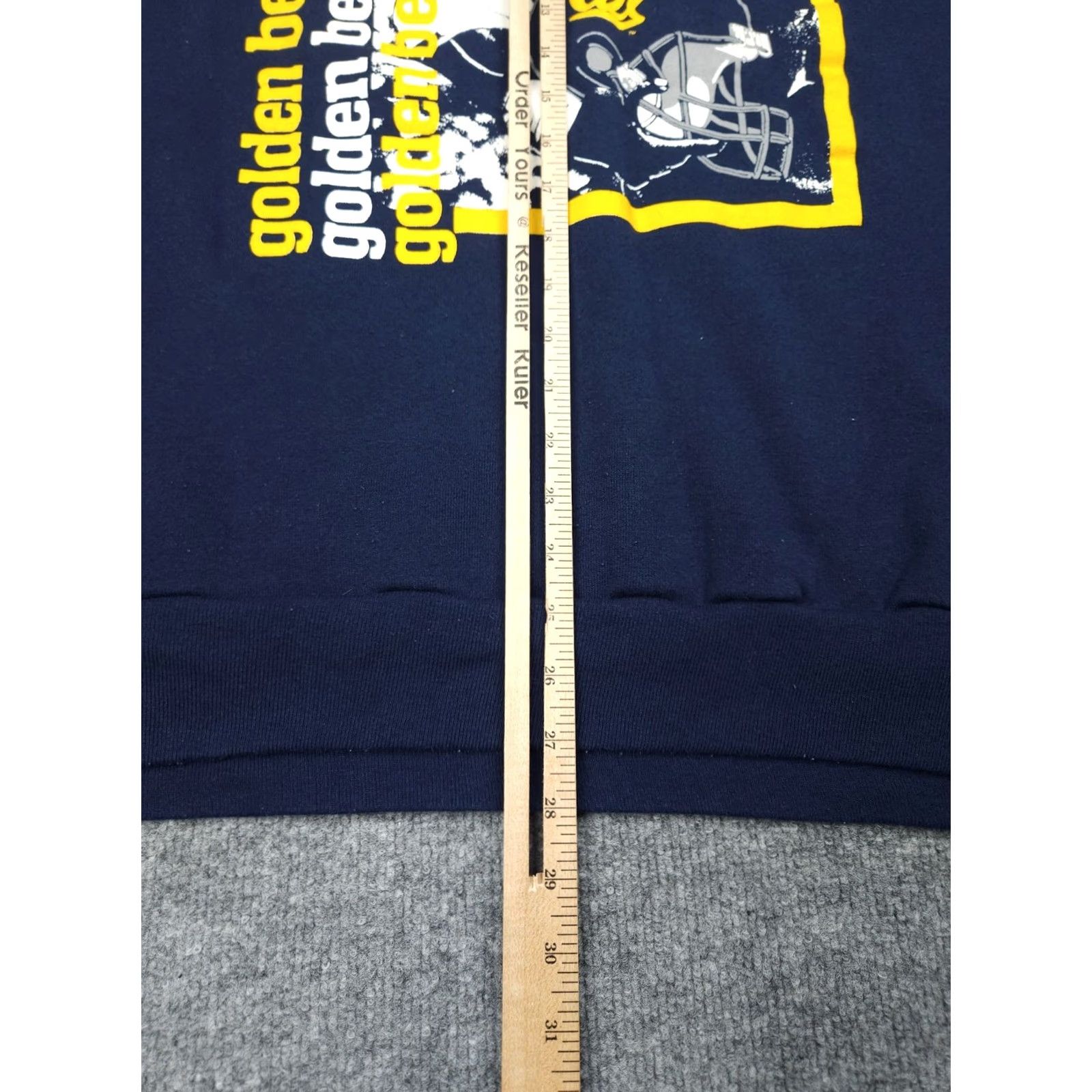 Vintage VINTAGE UC Berkeley Cal Bears Sweatshirt Men XL Navy Graphic Made USA Shirt Pullover Crew Neck Long Sleeve Cotton Blend Fleece Logo 90s University Size US XL / EU 56 / 4 - 7 Thumbnail