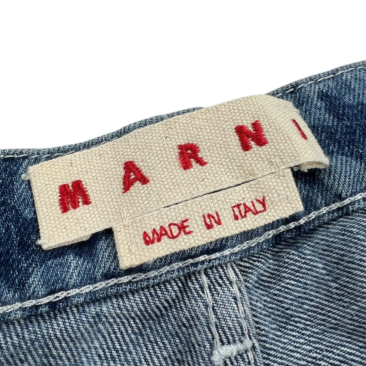 Marni SS23 Logo Print Relaxed Jeans