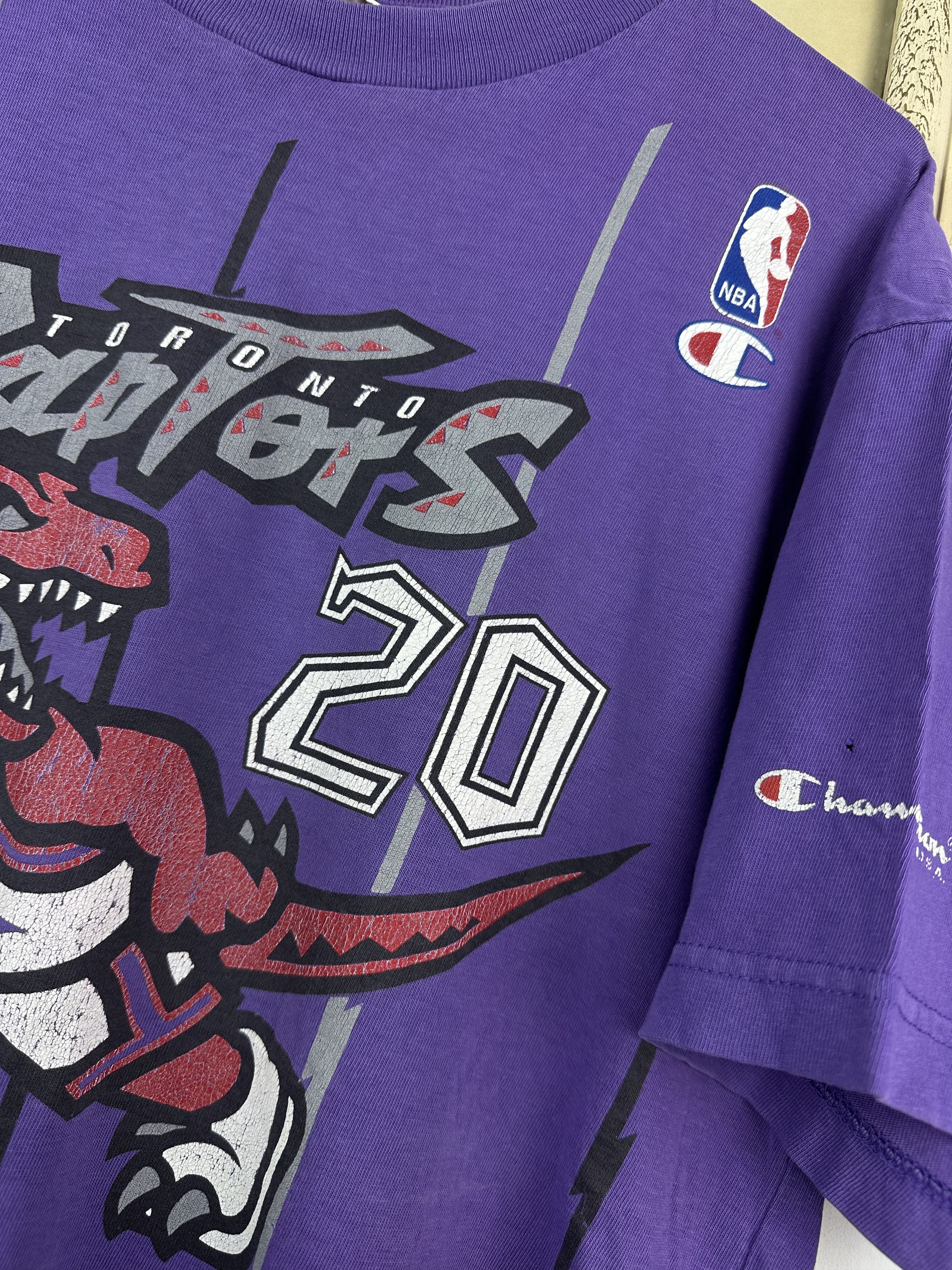 Champion × NBA × Vintage Vintage Toronto Raptors #20 Stoudamire NBA Shirt Jersey Size US M / EU 48-50 / 2 - 4 Thumbnail