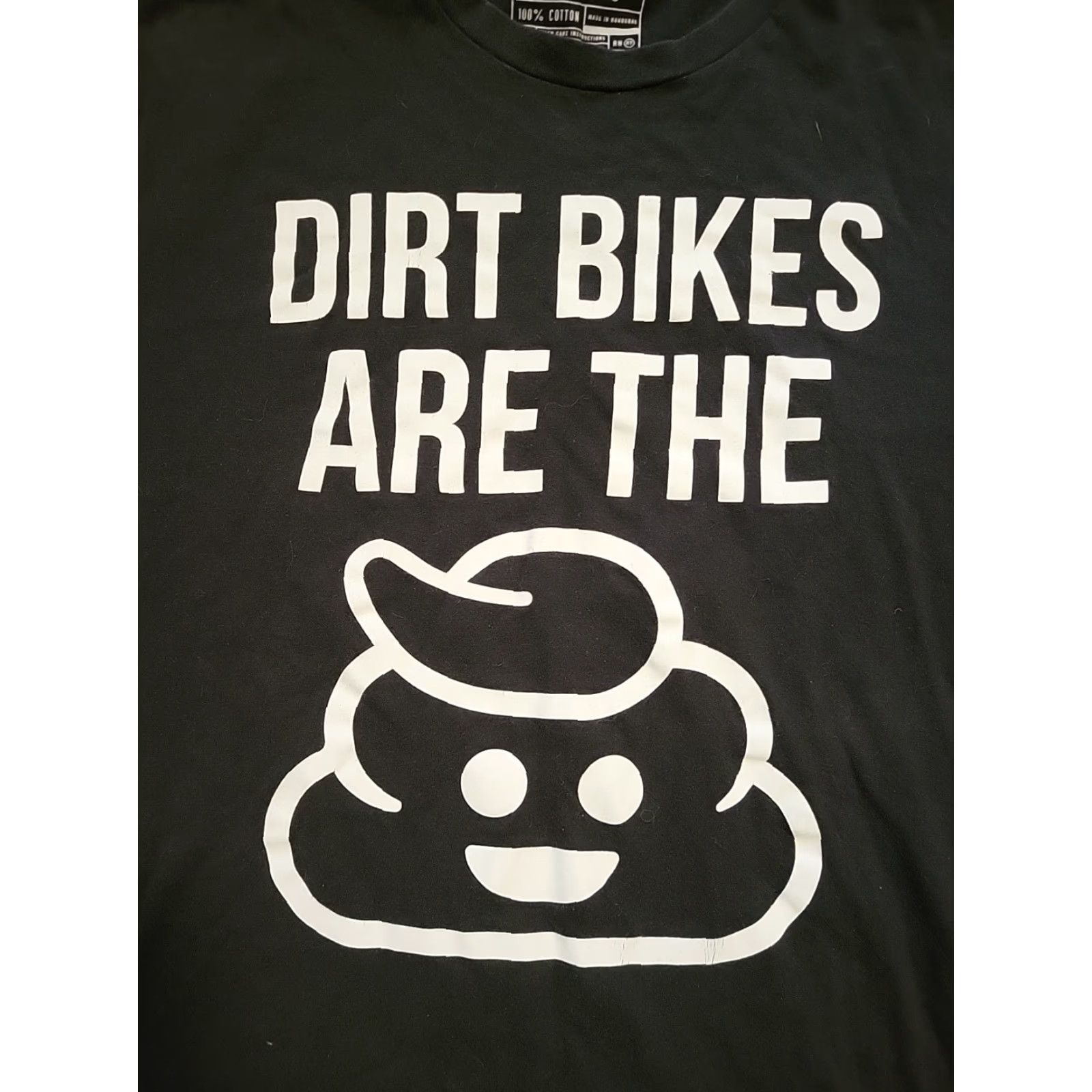 Vintage Teespring Dirt Bikes Are The Sh*t Black Cotton T-Shirt L Men Regular Size US L / EU 52-54 / 3 - 2 Thumbnail