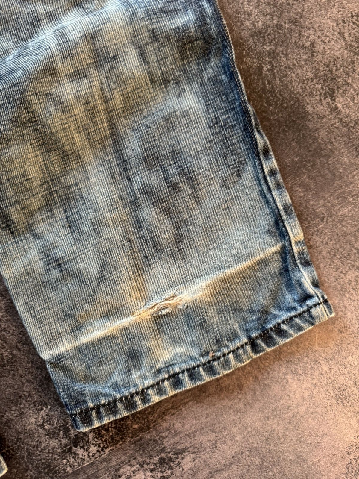 Vintage Philipp Plein Embroidered Pocket Flared Jeans