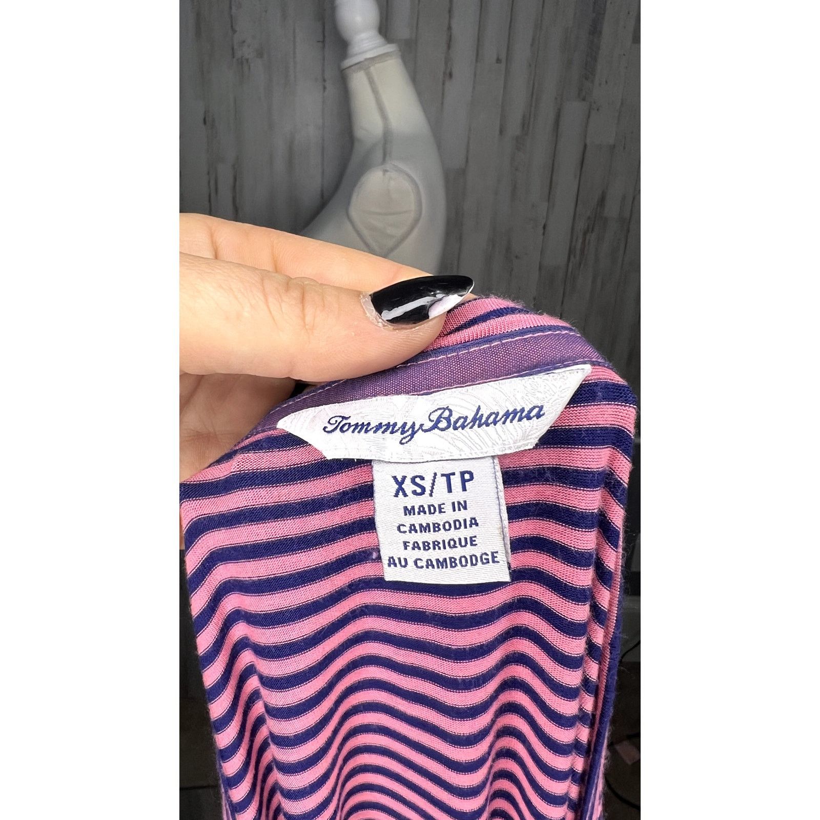 Tommy Bahama Tommy Bahama Women's XS Striped T-Shirt Dress Multicolor Size XS / US 0-2 / IT 36-38 - 6 Thumbnail