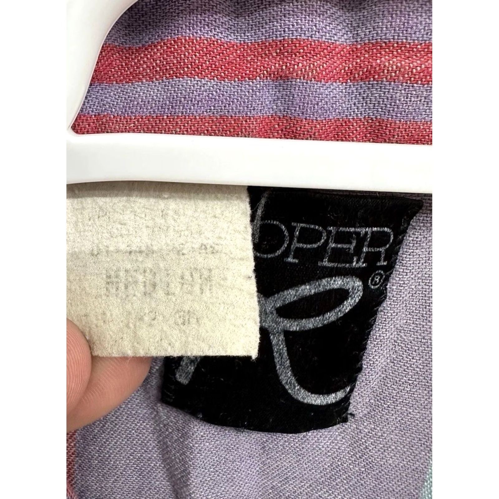 Roper VINTAGE Roper Vest Striped Black Pearl Snap Cutoff Heavy Wear Medium M Men Vest Black Pearl Striped Top/Outer Shell: Cotton Snap Closure Size US M / EU 48-50 / 2 - 5 Thumbnail