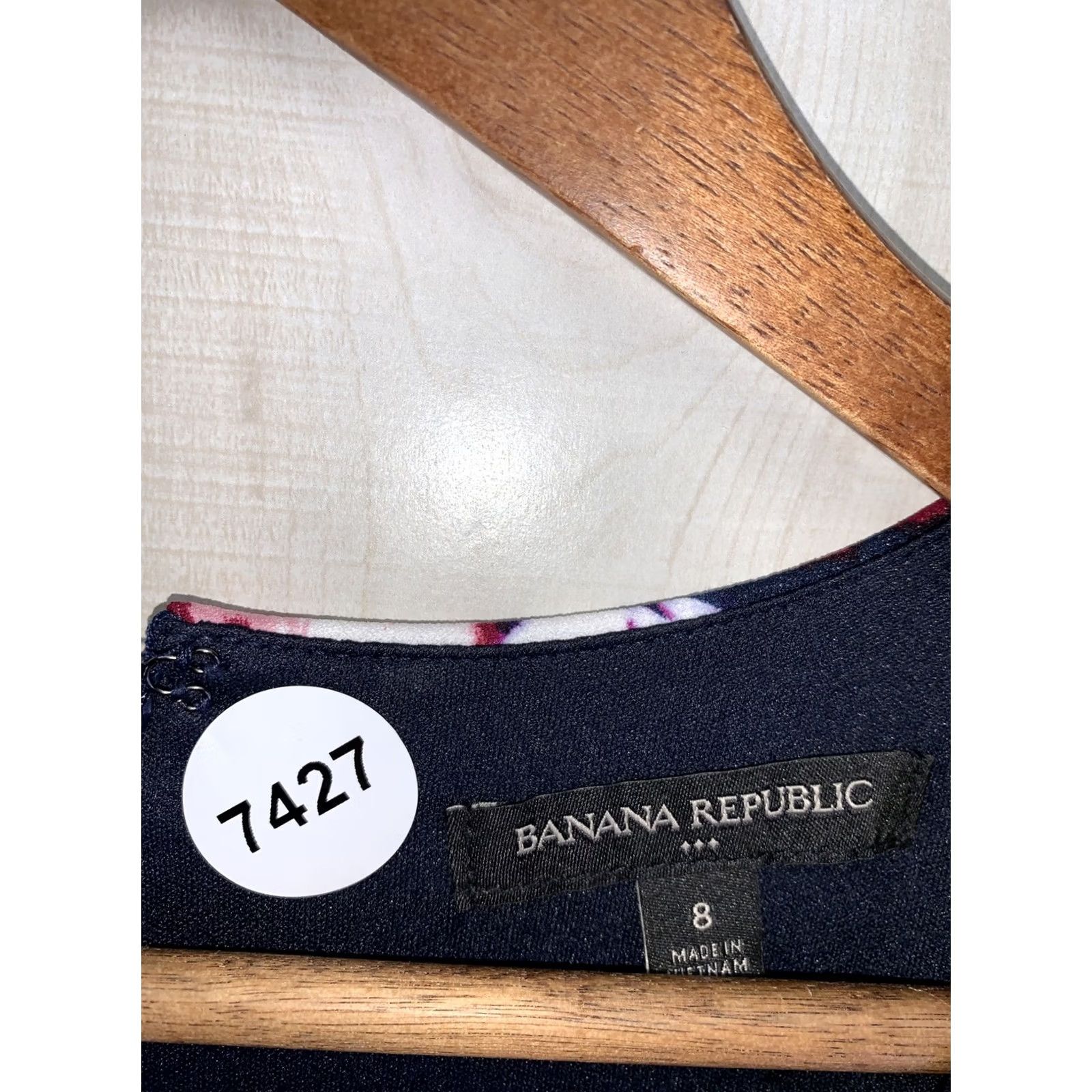 Banana Republic Banana Republic Womens Floral Print Stretch Cap Sleeve Dress Size 8 Multicolor Knee Length 8-7427 N/A Mens Womens Size M / US 6-8 / IT 42-44 - 4 Thumbnail