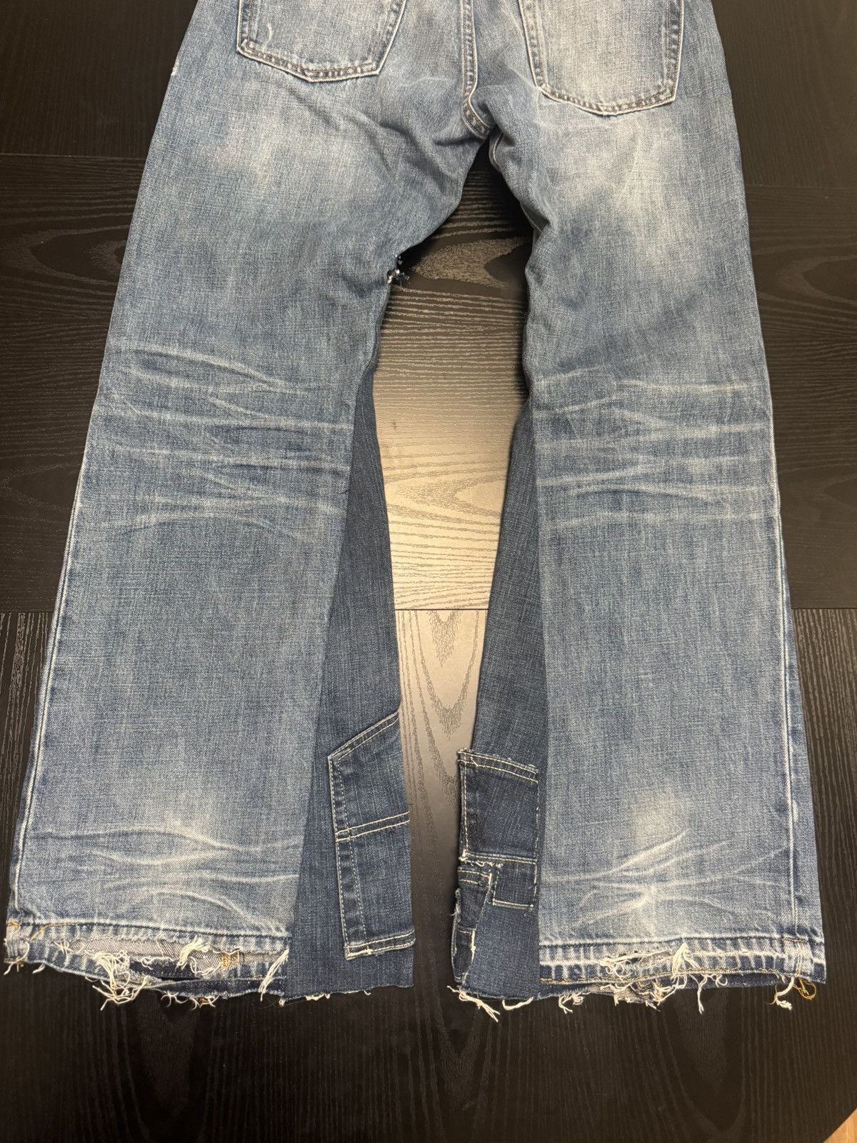 Gap Custom Vintage Gap Blue Flared Denim Jeans Size US 30 / EU 46 - 10 Thumbnail