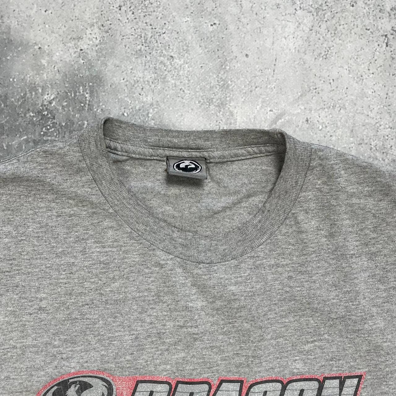 Vintage Vintage 2000s Dragon Skateboard T Shirt Gray Size L/XL Size US L / EU 52-54 / 3 - 5 Thumbnail