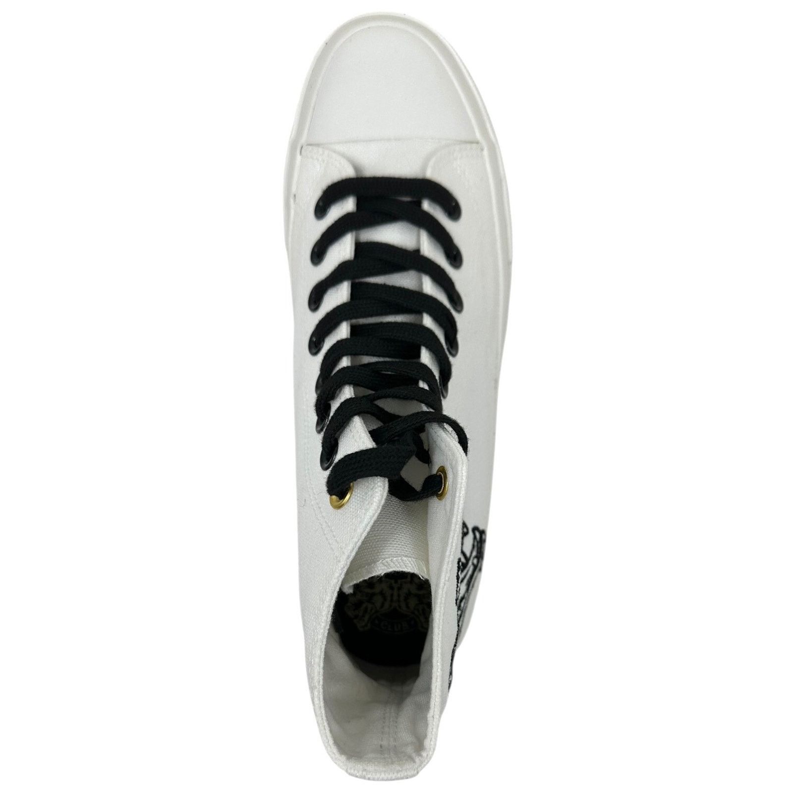Darc Sport Darc Sport High Top Shoes Embroidered Wolves in White/Black Size US 7 / EU 40 - 5 Thumbnail