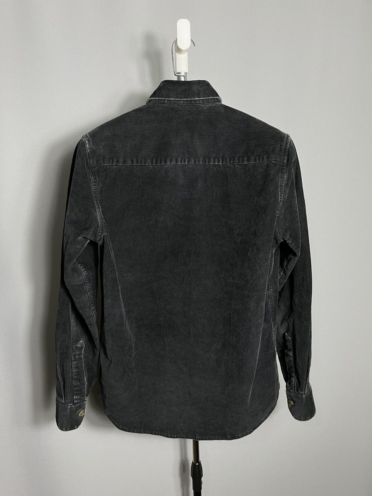 Diesel Diesel Velvet Mens Shirt Dress Button Black Viscose Slim Size US L / EU 52-54 / 3 - 7 Thumbnail