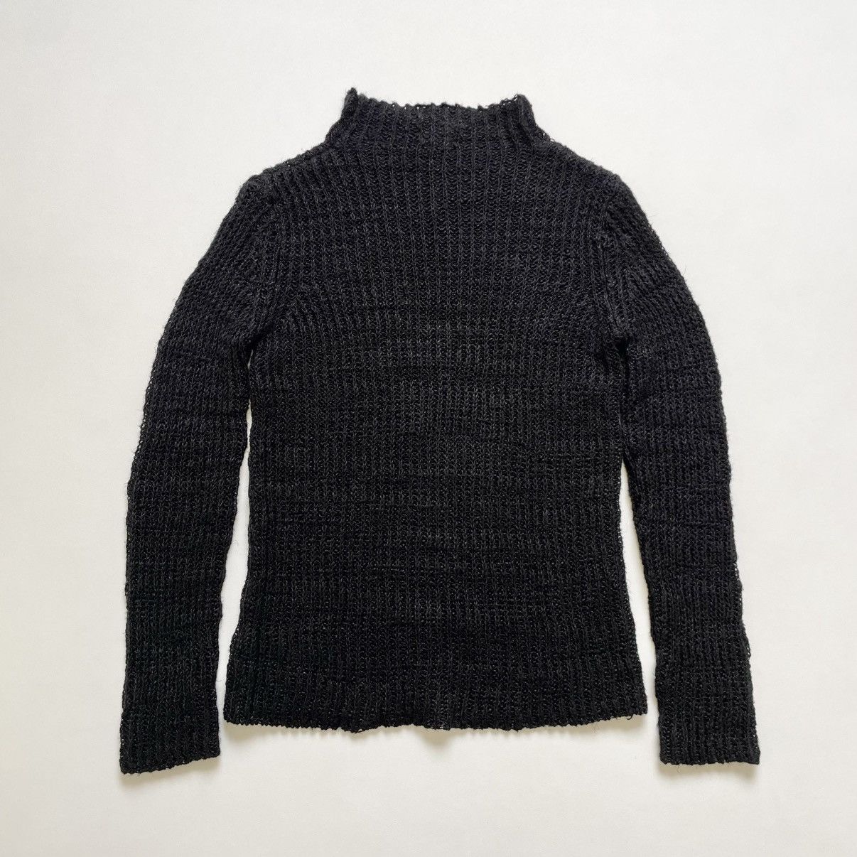 Dries Van Noten ‘Milla’ Black Cobweb Weave Sweater Size US M / EU 48-50 / 2 - 13 Thumbnail