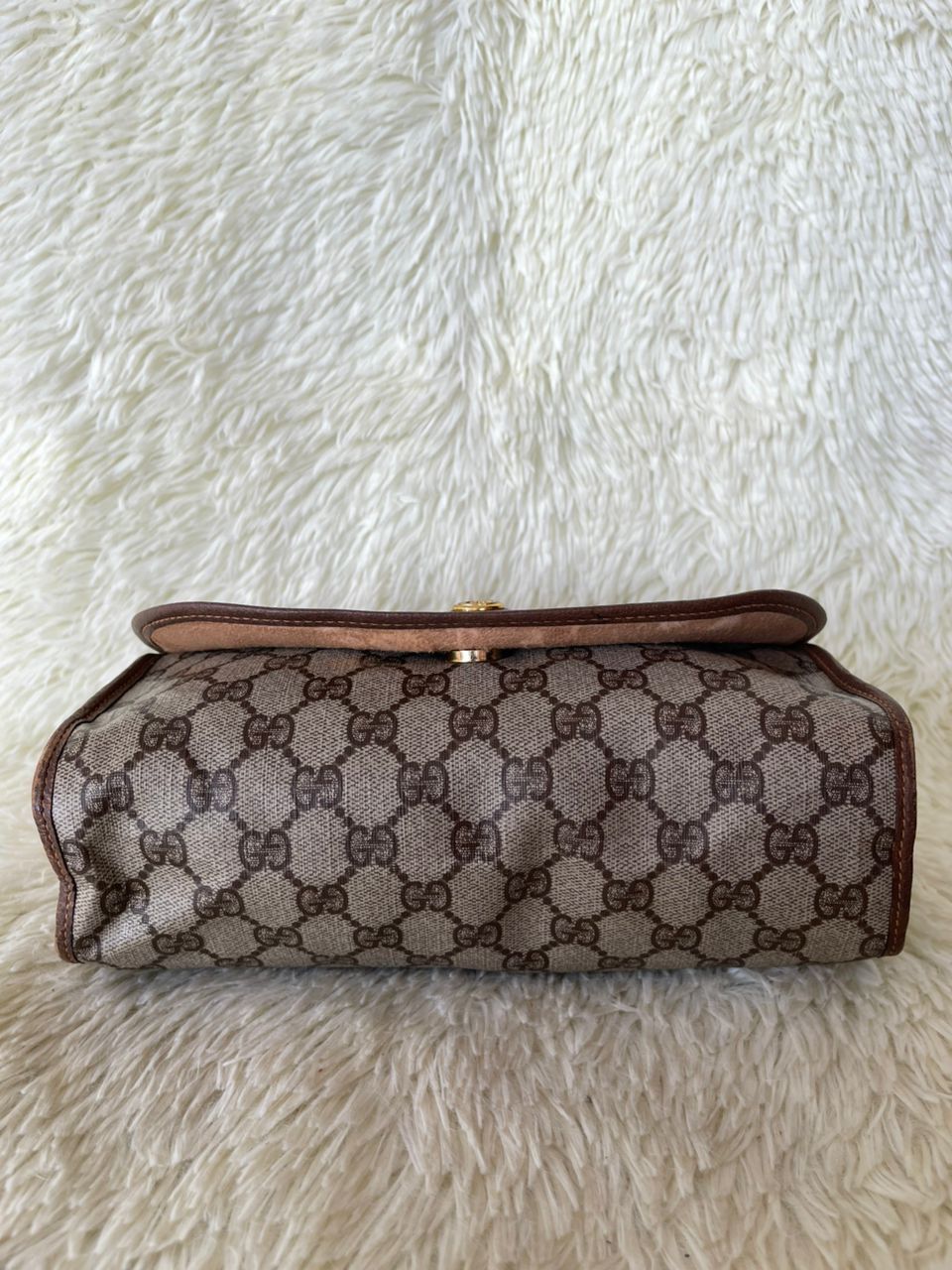 Gucci × Vintage Gucci GG Sherry Line Clutch Bag Size ONE SIZE - 14 Thumbnail