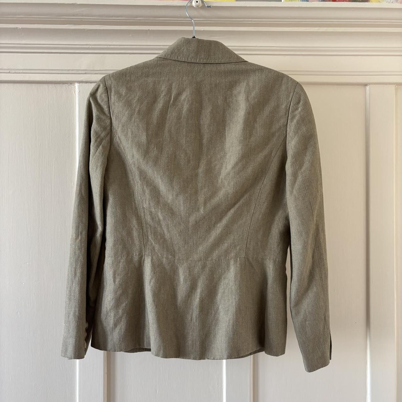 Nordstrom Classiques Entier Vintage Linen Silk Blazer Size S / US 4 / IT 40 - 5 Thumbnail