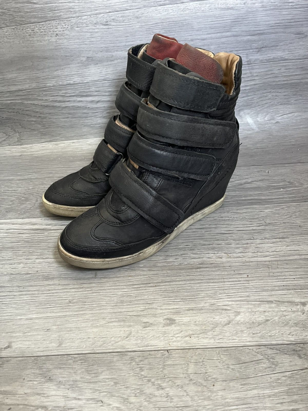 A.S.98 A.S.98 black strappy grunge wedge boots , isabel marant Y2k Size US 8 / IT 38 - 1 Thumbnail