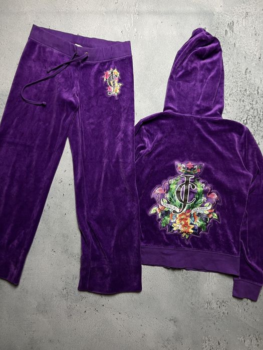 Vintage Vintage Juicy Couture Paradise Velour Tracksuit 90s y2k sexy