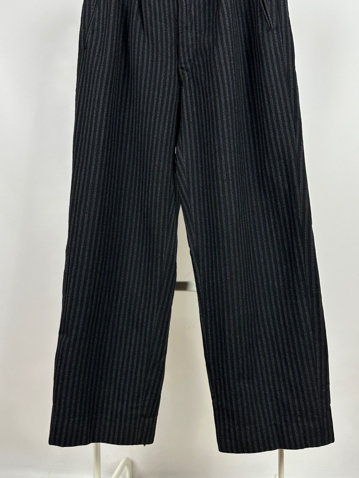 Vintage 1930-50s Antique European Work High Waist Wool Trousers Size US 30 / EU 46 - 6 Thumbnail