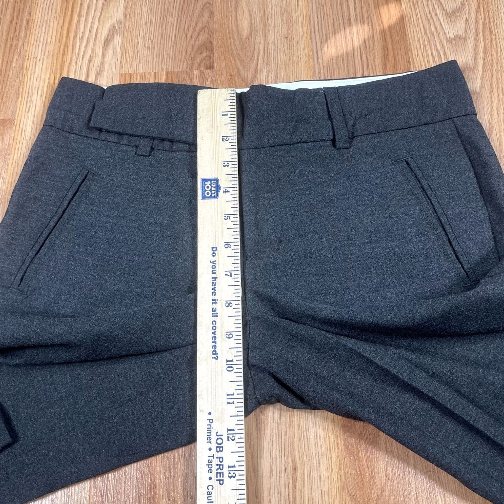 Old Navy Old Navy Womens 6 Gray Stretch Wide Leg Dress Pants - Fast Shipping - Vintage - 31.5 Size 28" / US 6 / IT 42 - 7 Thumbnail