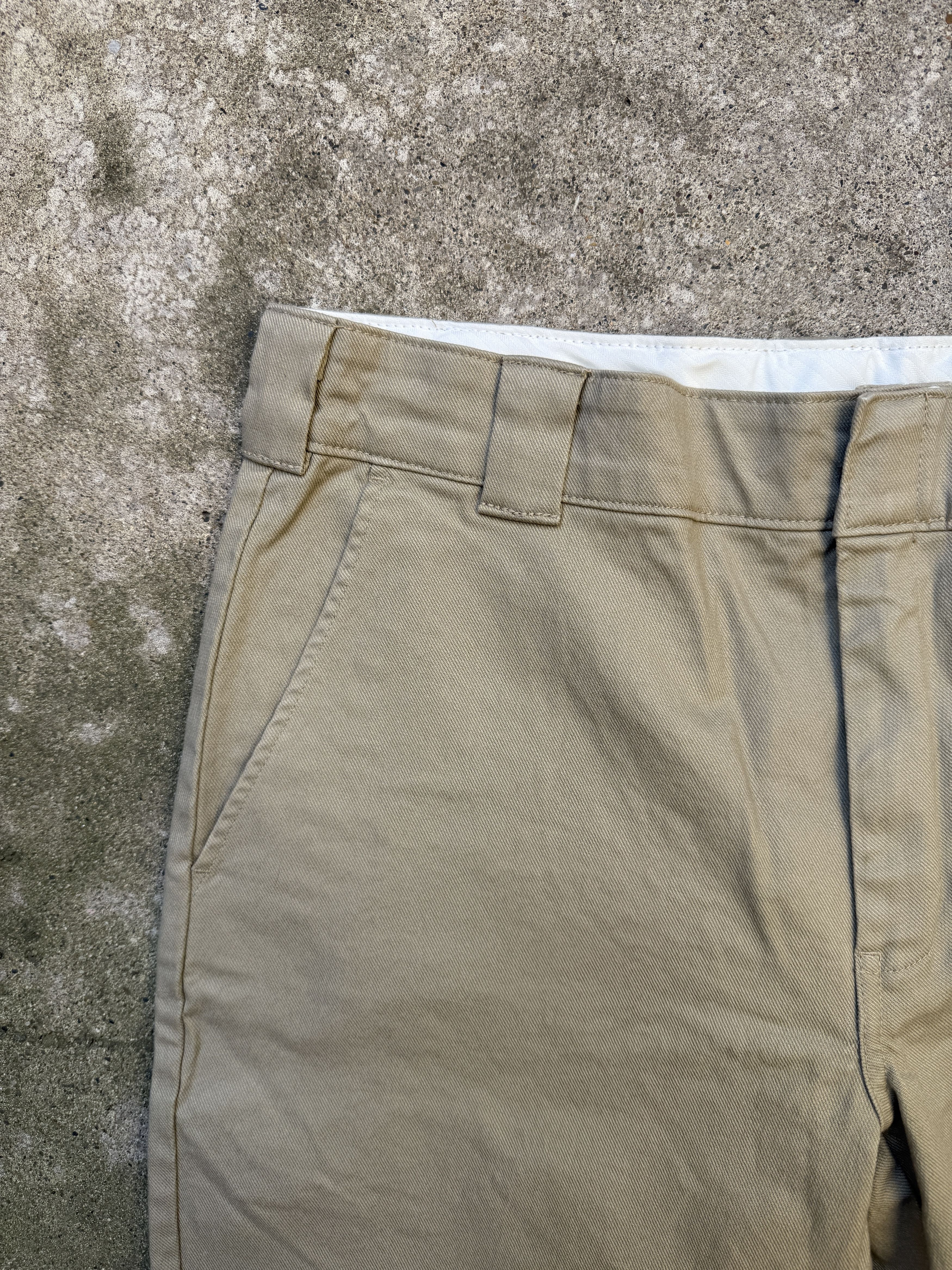 Dickies dickies tan khaki slim fit workwear pants beige 34 Size US 34 / EU 50 - 3 Thumbnail